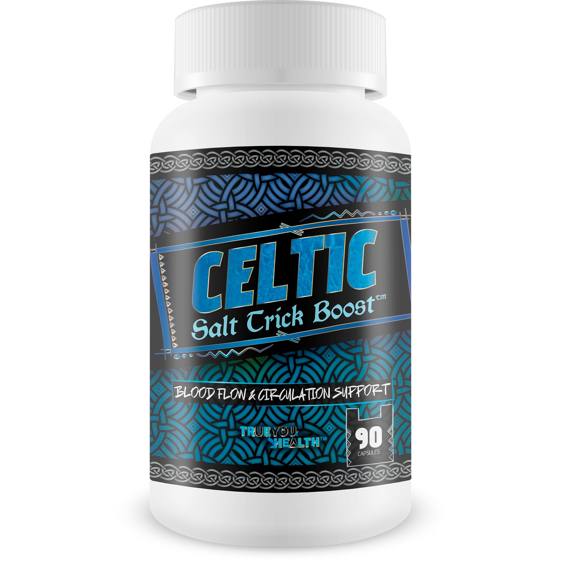 Celtic Salt Trick Boost for Blood Flow - Improved Formula - Our Best Blood Circulation Supplements for Men - Increase Blood Flow Care Blood Circulation Pills - Advanced Blood Flow Support True You Health uk supplements