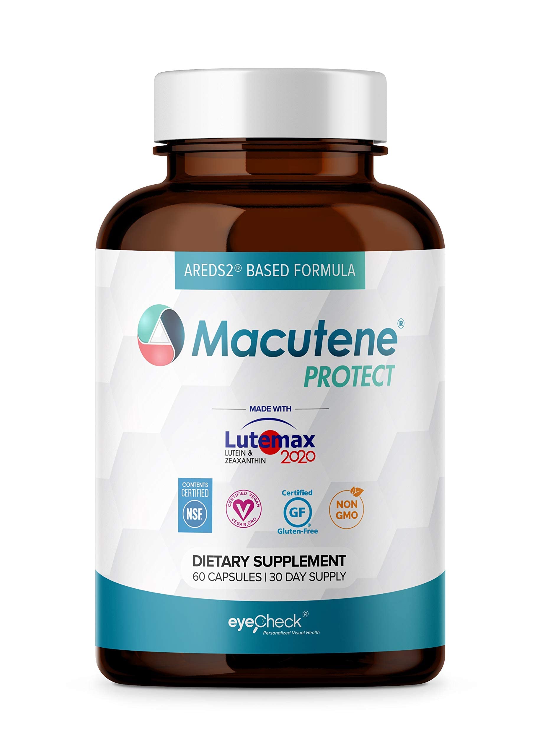 Natural Eye Health Vitamins with Bilberry Zeaxanthin Lutein - Macular Supp Eyecheck uk supplements