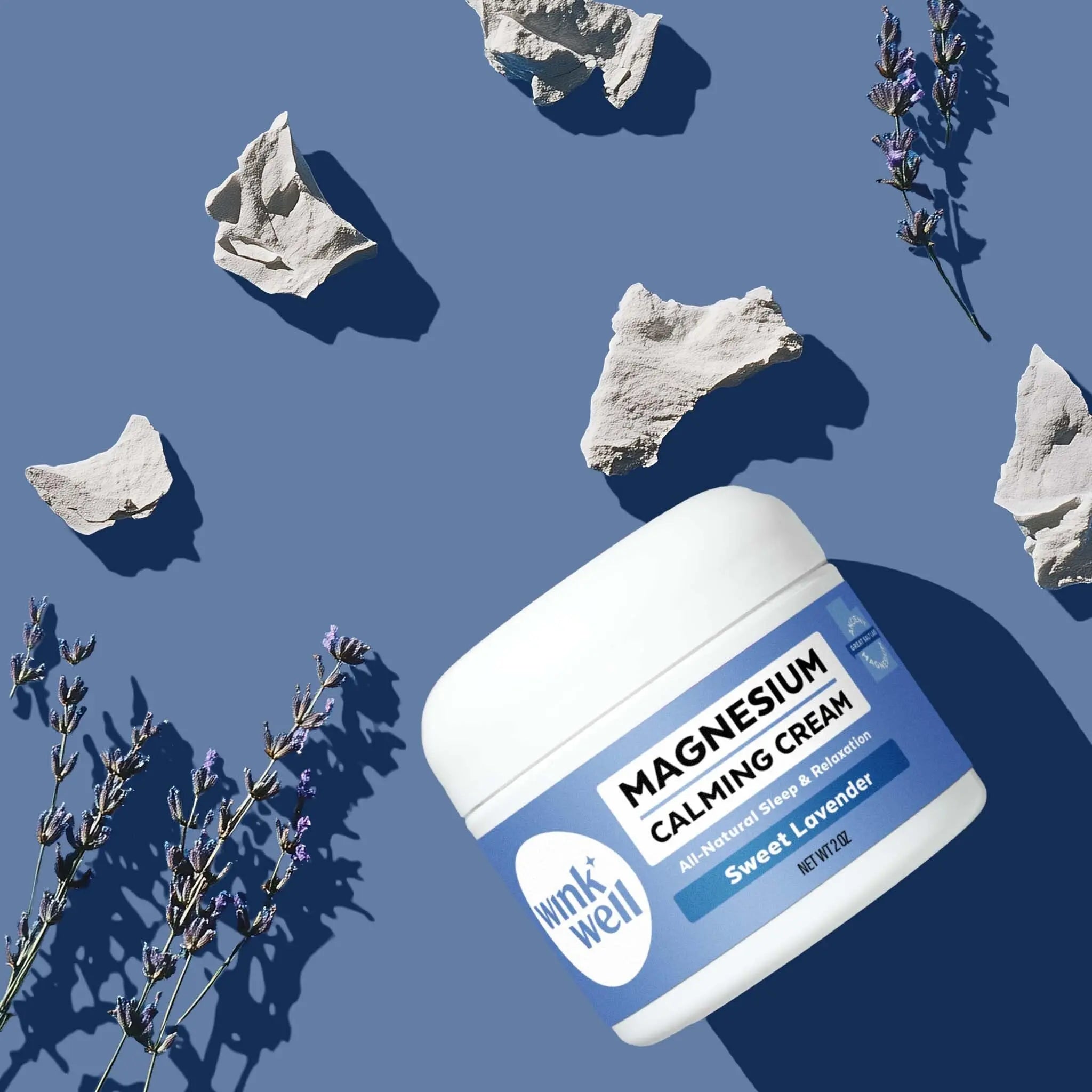 Wink Well Magnesium Calming Muscle and Joint Cream for Nighttime Relaxation Wink Naturals uk supplements