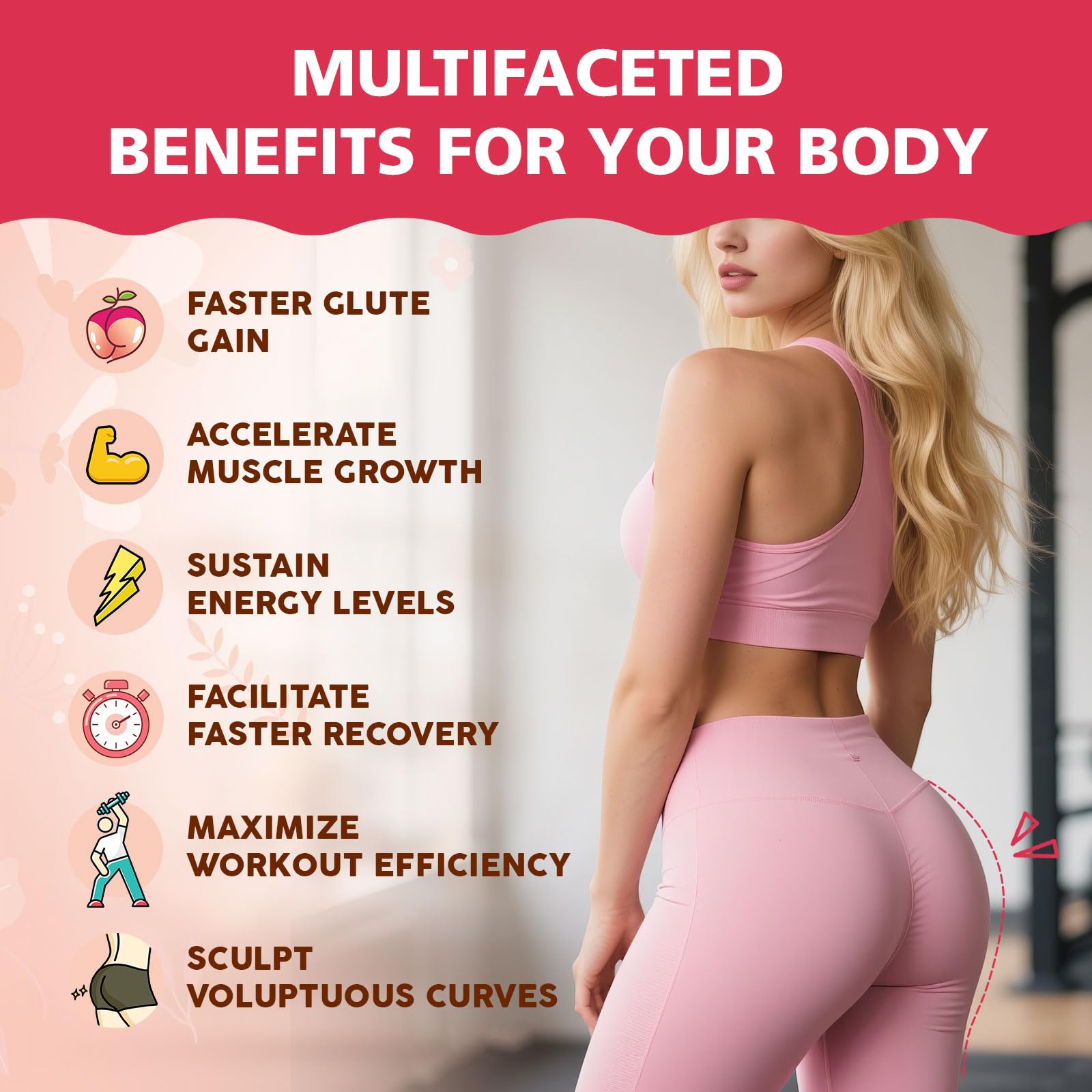 Glorithiventa Cholesterol & Booty Gummies Supplement Bundle - Plant Sterols & Stanols + CurvaBoost BBL Herb Blend & Creatine Monohydrate - Cholesterol Normal Level, Booty, Curves & Energy Glorithiventa uk supplements