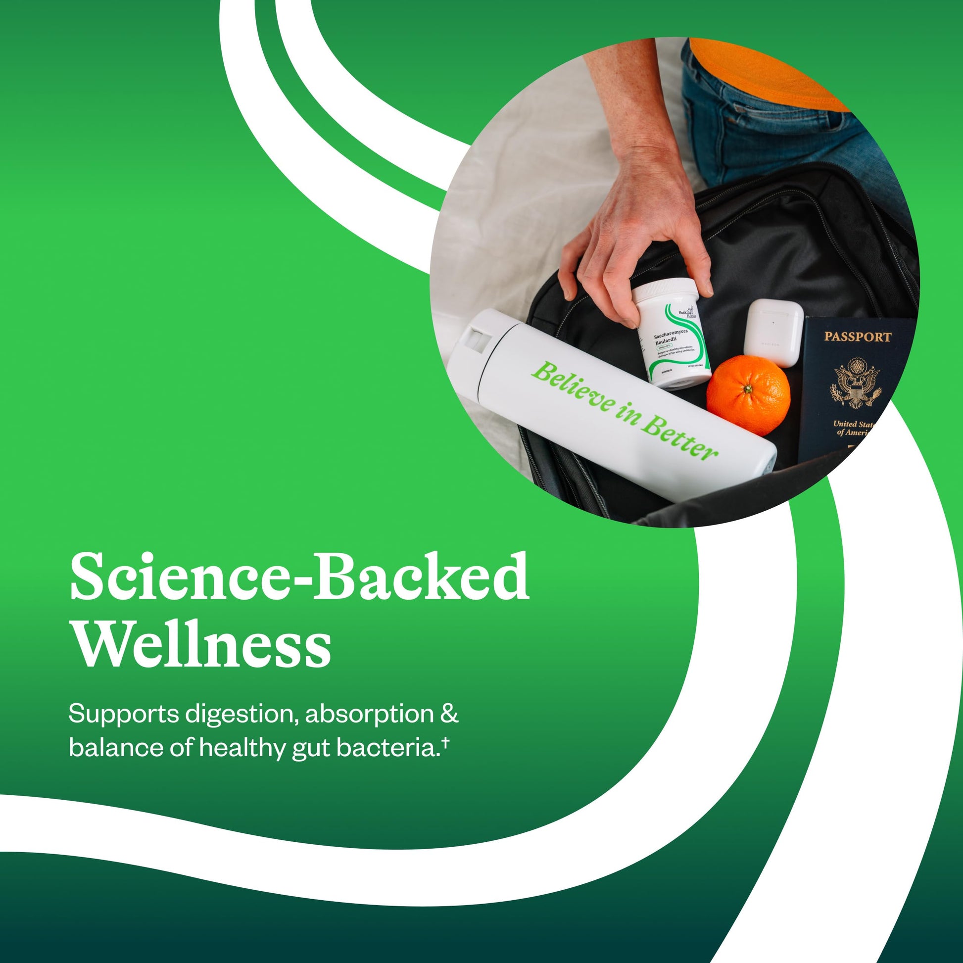 Seeking Health Saccharomyces Boulardii - Gentle Digestive Support for Healthy Bowel Movements* - Supports a Good GI Tract Environment & Microbiome While Traveling* Seeking Health uk supplements