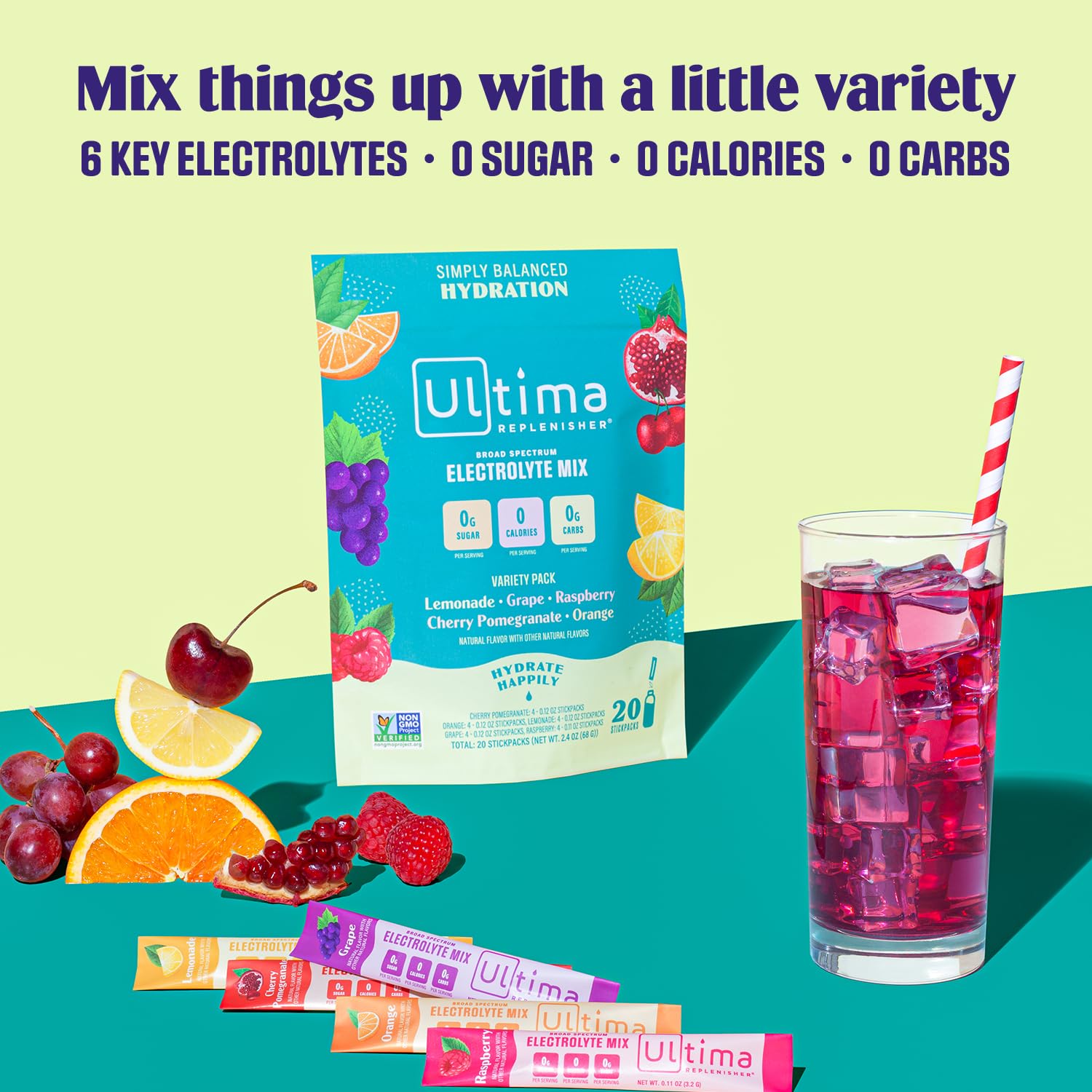 Ultima Replenisher Daily Electrolyte Drink Mix – Original Variety, 20 Stickpacks – Hydration Ultima Replenisher uk supplements
