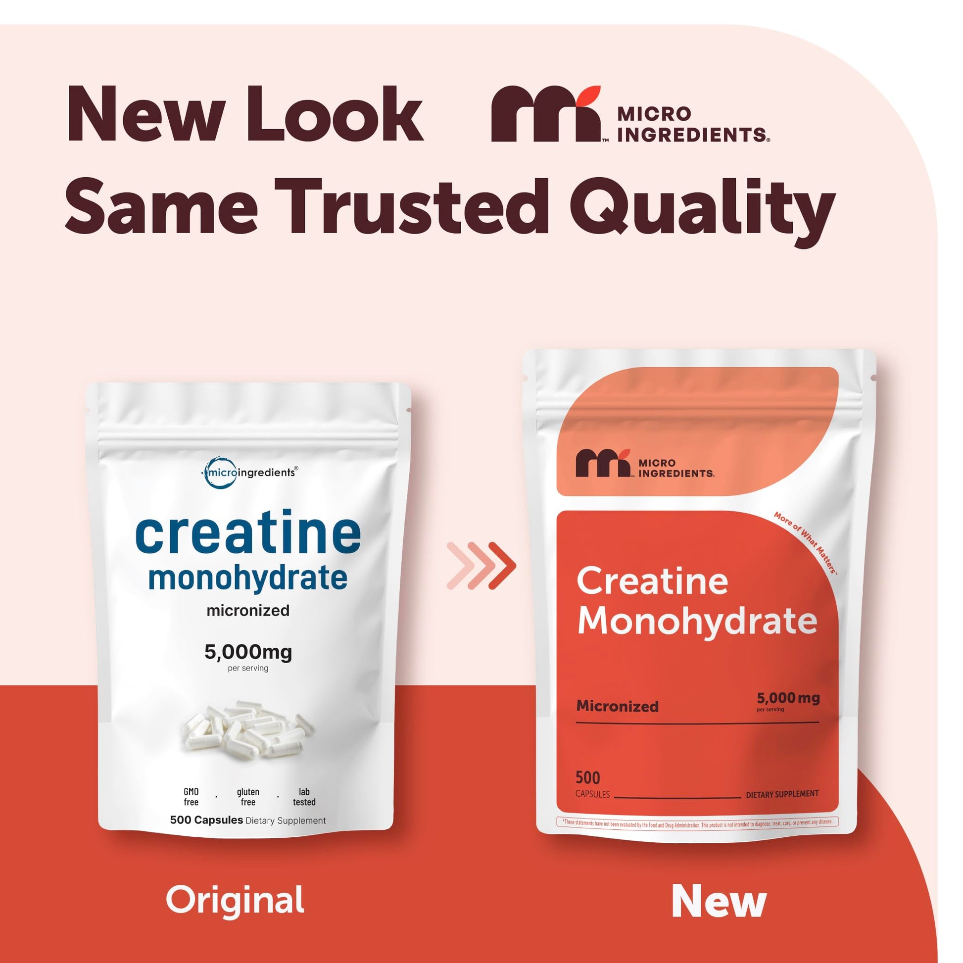 Creatine Monohydrate 5,000mg, 500 Capsules | Pure Creatine Pills – Micronized + Unflavored Powder Source, Easy Absorption | Keto, Non-GMO Micro Ingredients uk supplements