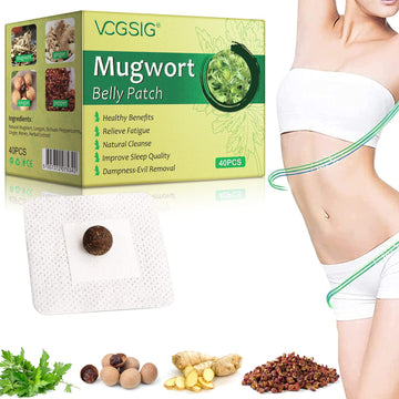 ALIVO 40PCs Mugwort Belly Patch, Mugwort Navel Stickers - Parches para Bajar de Peso ALIVO uk supplements