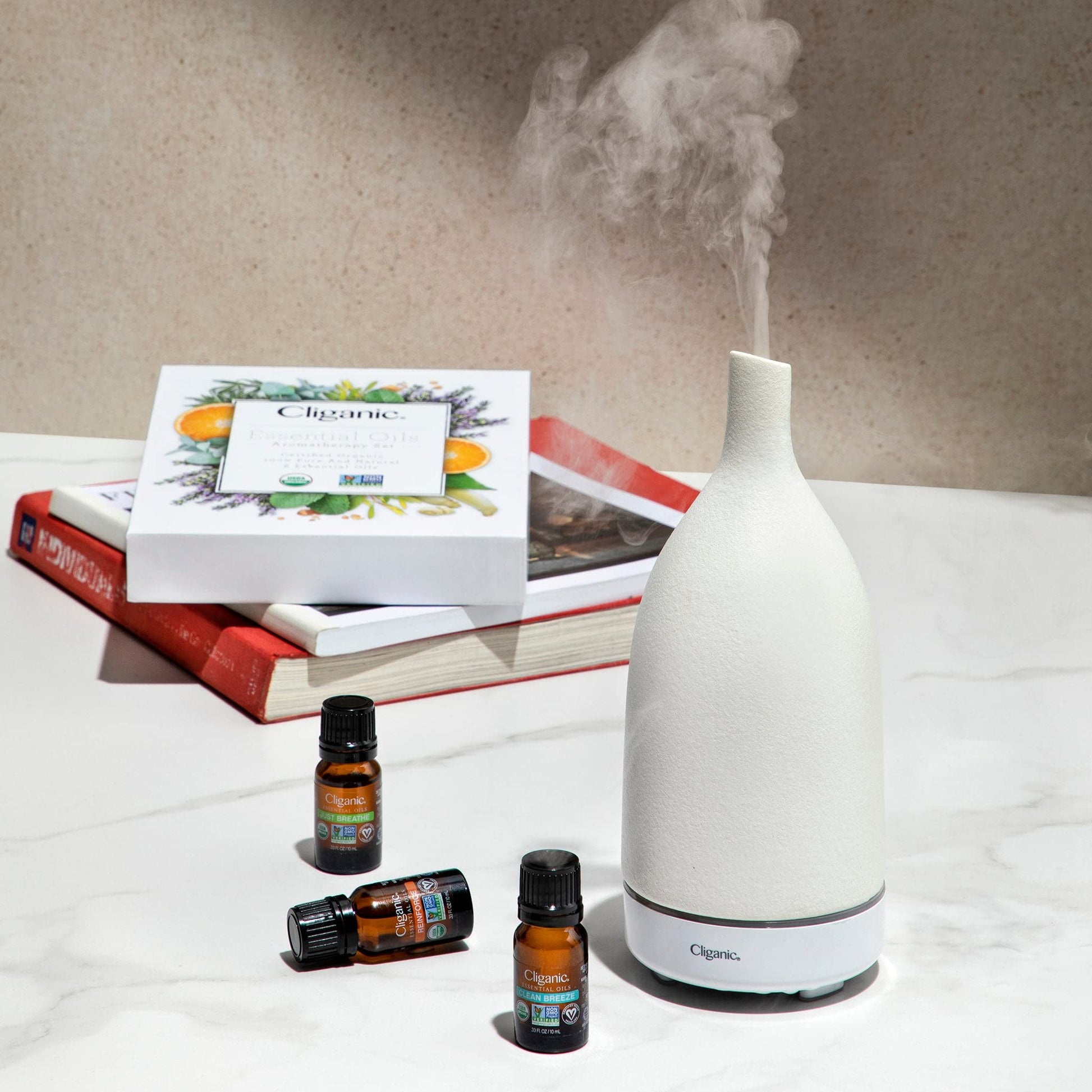 Cliganic Organic Peppermint Essential Oil - 100% Pure Natural for Aromatherapy Diffuser Cliganic uk supplements
