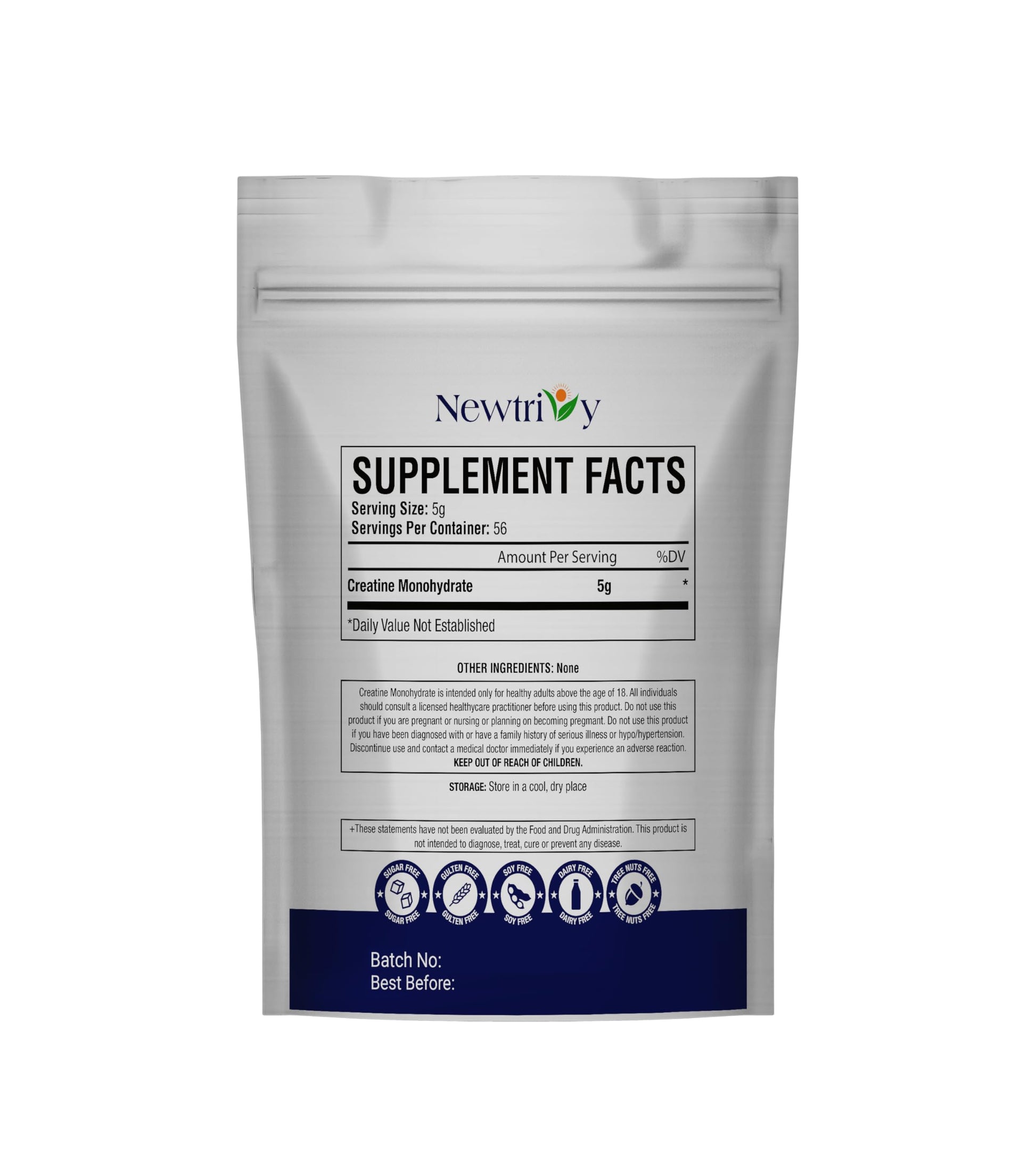 Creatine Monohydrate,Micronized, Pure,Unflavored,280g (9.8oz) Newtrivy uk supplements