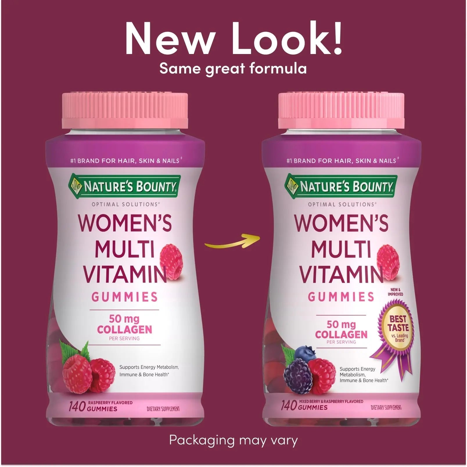 Nature's Bounty Optimal Solutions, Women's Multivitamin Gummies for Immune Support, Cellular Energy Support, Bone Health Nature's Bounty uk supplements