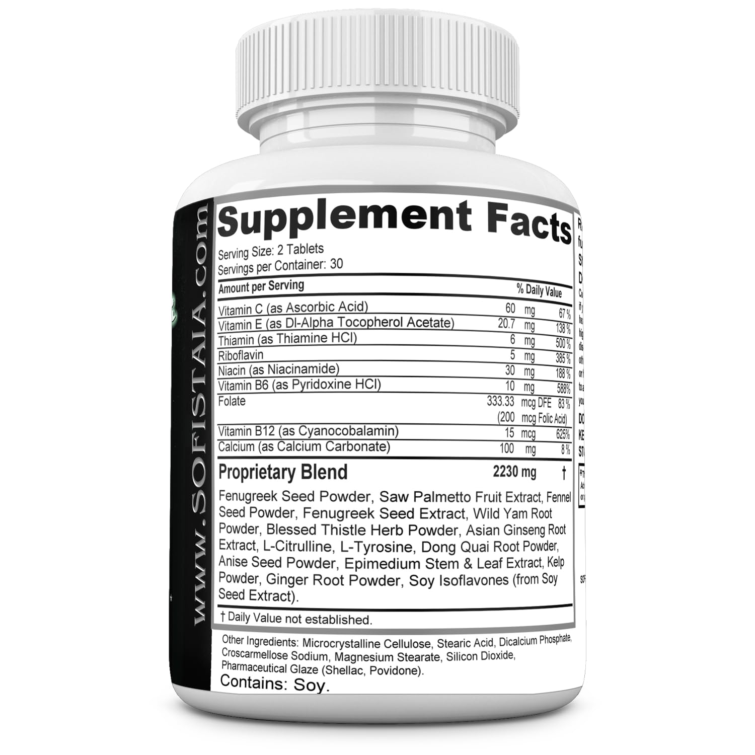 BEAUTIFYEM Sofistaia BUTTLARGER Natural Enhancement Supplement, 60 Tablets, Essential Nutrients for Curves and Confidence BEAUTIFYEM uk supplements