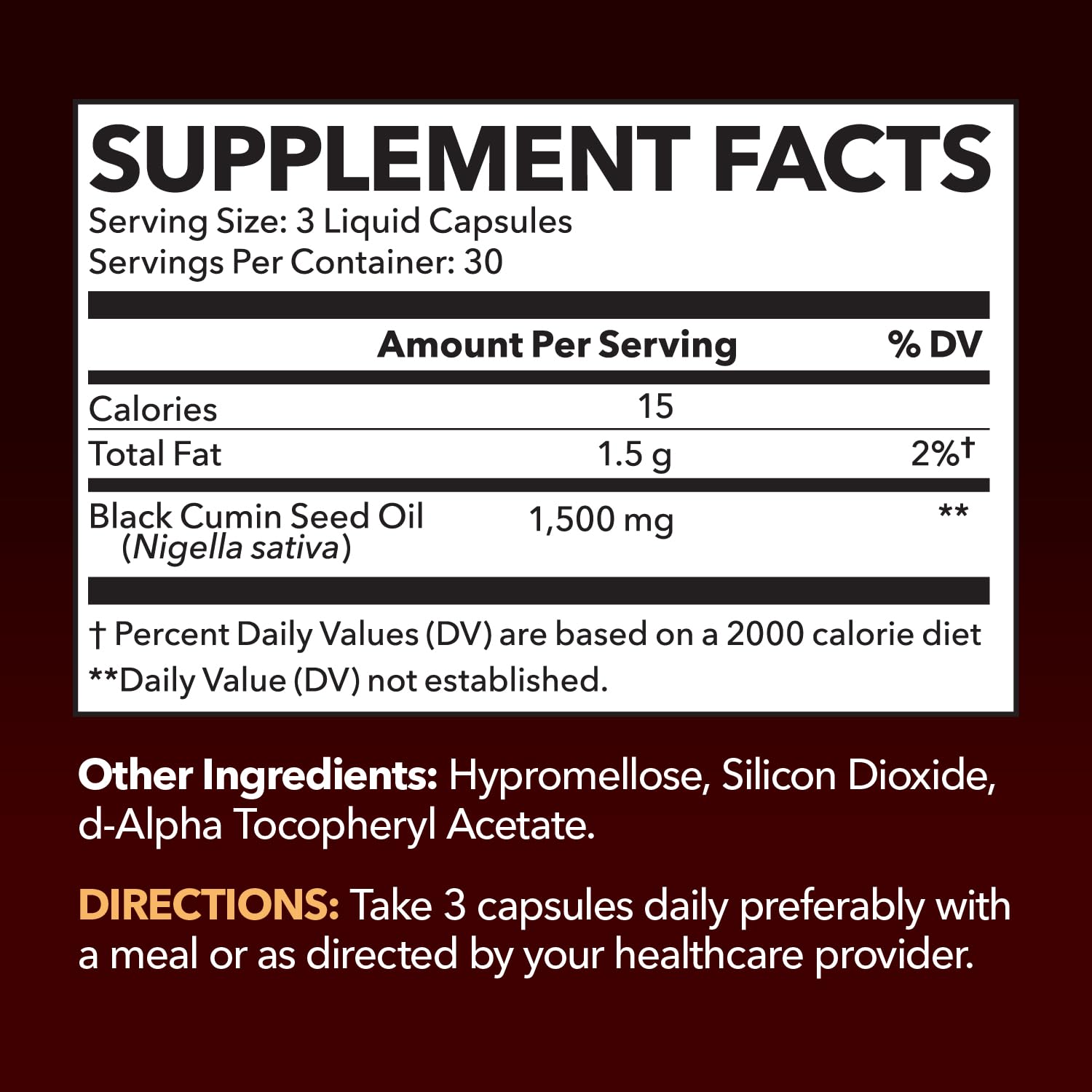 Black Seed Oil Nigella Sativa Cold-Pressed Capsules | 1500mg Black Cumin Seed Oil HAVASU NUTRITION uk supplements