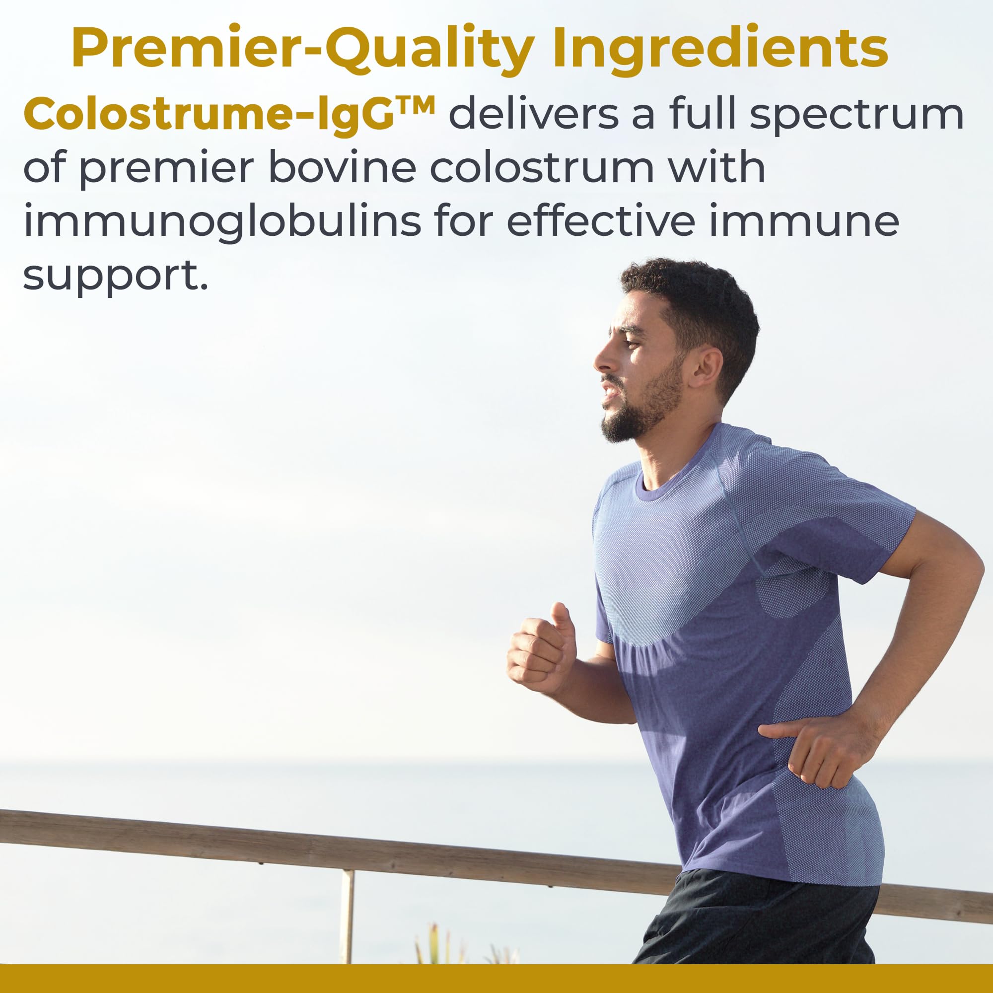 Premier Research Labs Colostrum-IgG - Colostrum Supplement, Bovine Colostrum for Humans, Cow Colostrum for Immune Health, Superfood with Lactoferrin, Amino Acids, Nucleotides - 60 Capsules Premier Research Labs uk supplements