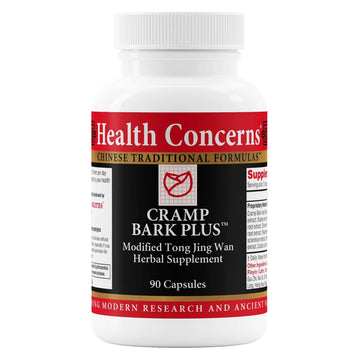 Health Concerns Cramp Bark Plus – Menstrual Cramp Relief & Hormonal Balance – Circulation Support – Dong Quai, Black Cohosh, Bupleurum & Chinese Herbs – Herbal Supplement for Women – 90 Capsules Health Concerns uk supplements