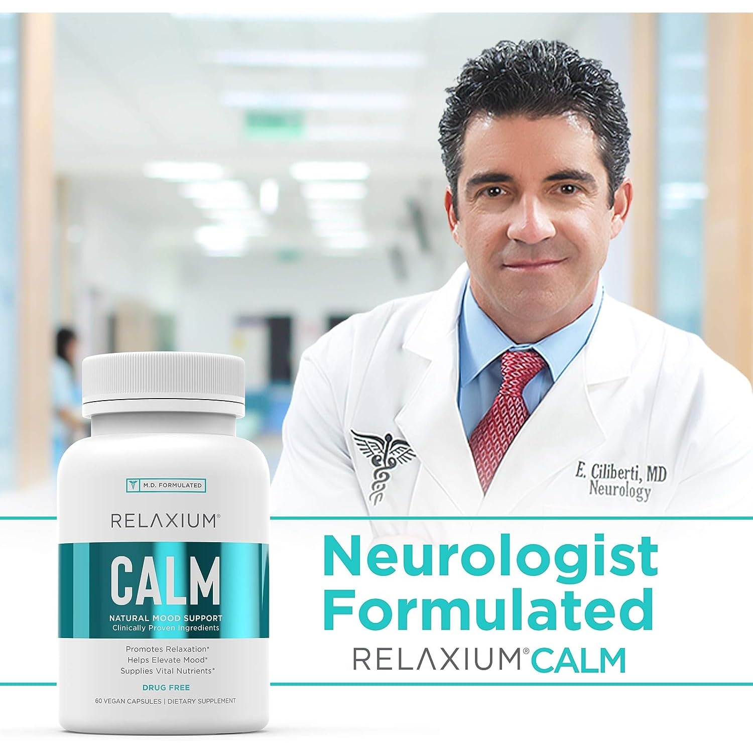 Relaxium Calm, Non-Habit Forming, Stress & Mood Support Supplement Relaxium uk supplements