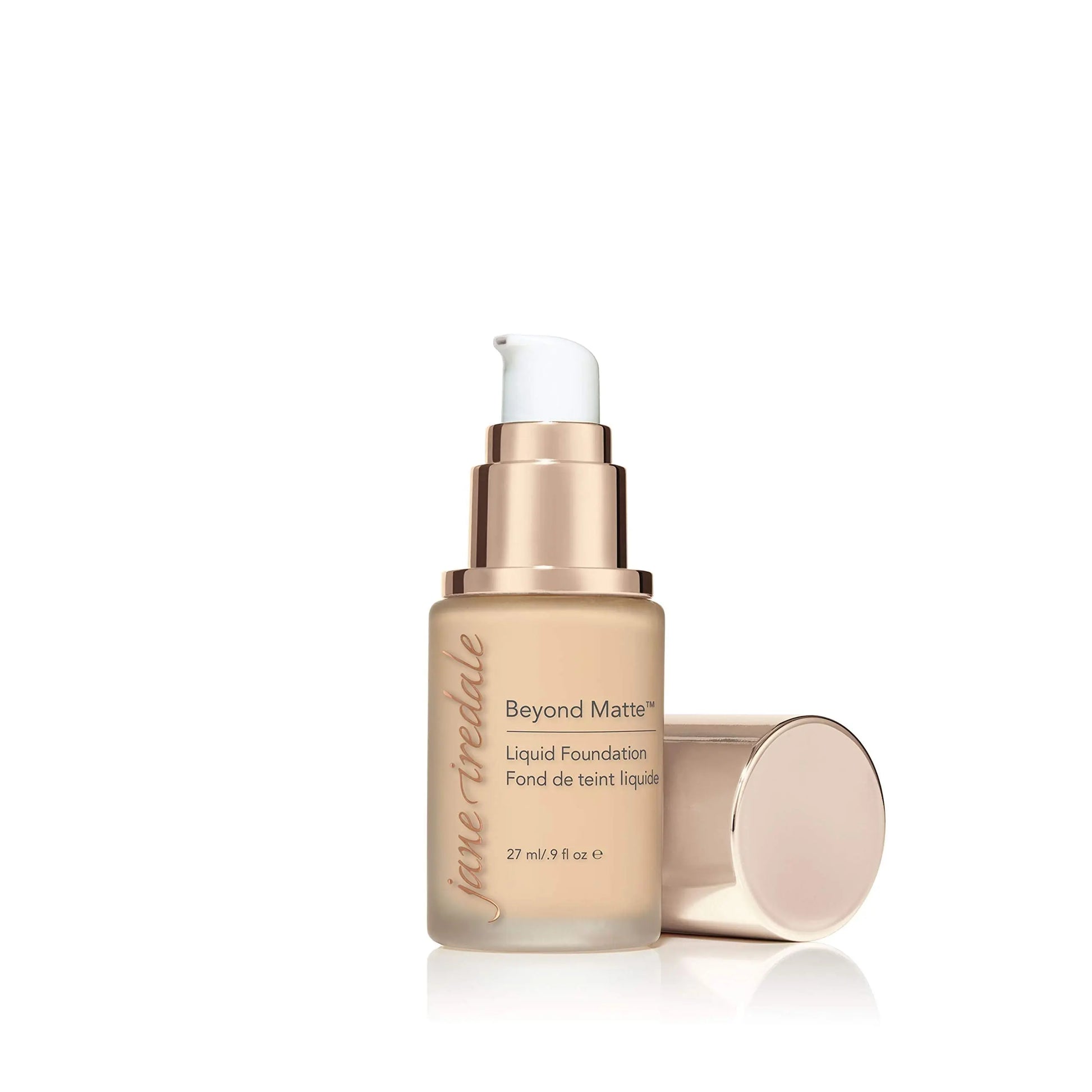 jane iredale Beyond Matte 3-in-1 Liquid Foundation, Long-wear, Buildable Coverage, Vegan, Clean, Cruelty Free, Semi Matte Finish, M6 jane iredale uk supplements