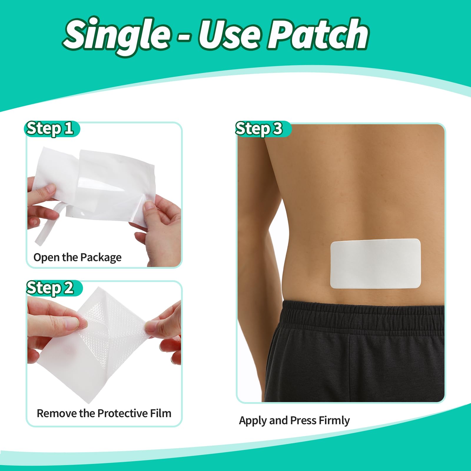 JIATUHAN 4% Lidocaine Pain Relief Patches – Maximum Strength for Back, Neck, Joint & Muscle Pain – Long-Lasting & Flexible – 15 Patches JIATUHAN uk supplements