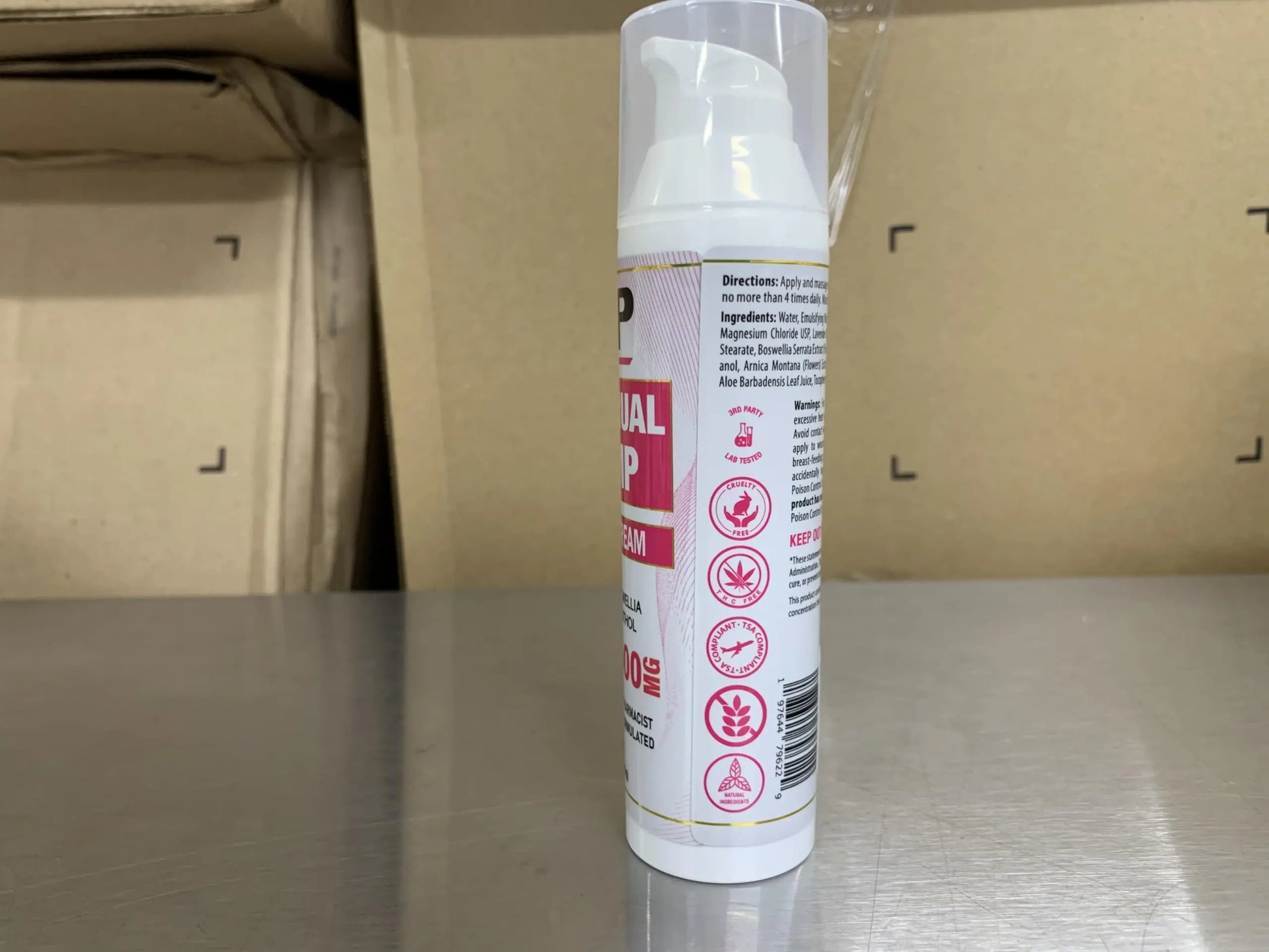 HMP BRANDS Menstrual Cramp Hemp Cream 2000MG with Menthol, Easy to Use, Natural Formula Made in USA 2.1oz HMP BRANDS uk supplements