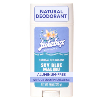 Jukebox Natural Women’s Deodorant – Aluminum Free, 72 Hour Odor Protection – Made with Arrowroot, Charcoal & Postbiotics – Sky Blue Malibu, 2.65 oz JUKEBOX uk supplements