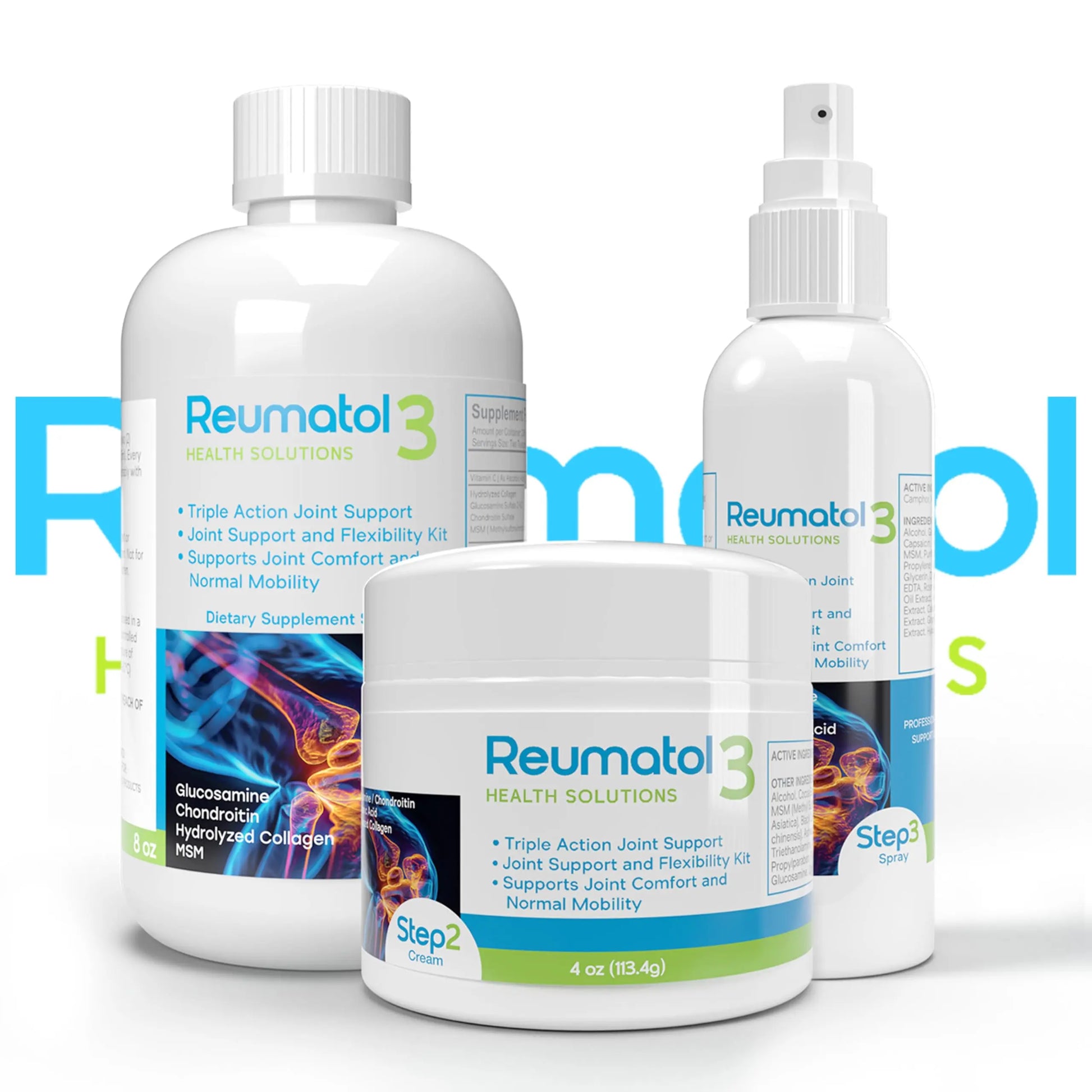 Reumatol 3 Kit – Natural Joint Support Formula for Comfort and Mobility | Helps Ease Stiffness & Promotes Flexible Joints | Herbal Blend for Daily Wellness Reumatol Health Solutions uk supplements