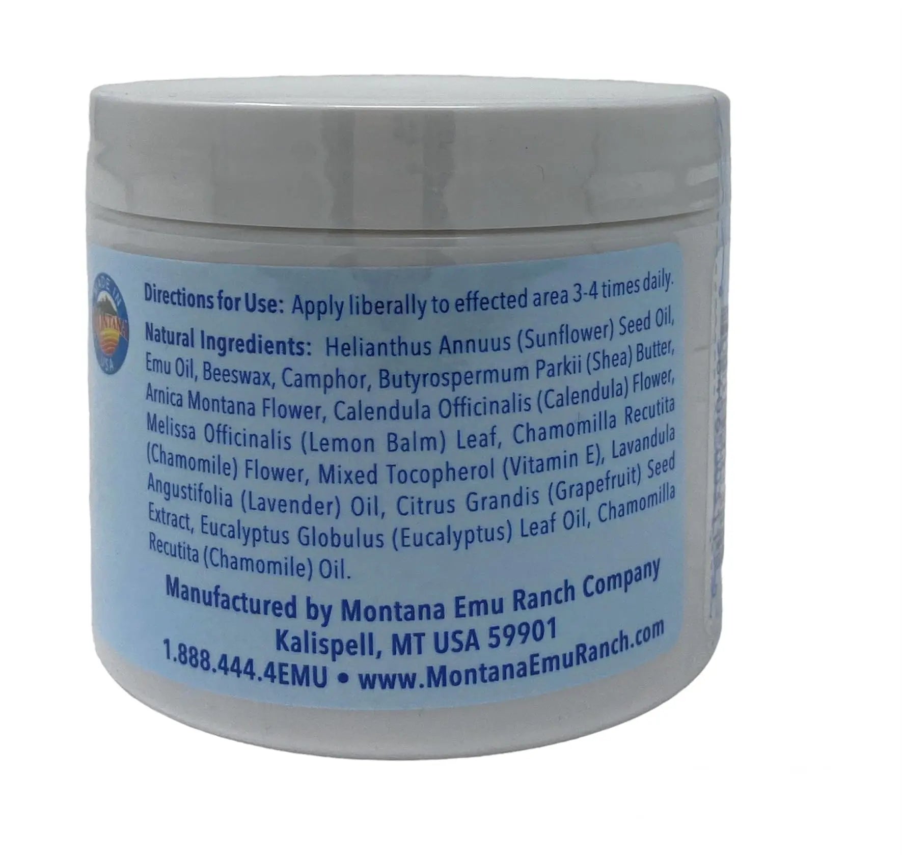 Montana Emu Ranch - EMUplus Deep Rub with Camphor and Arnica 4 Ounce - Made with Pure Emu Oil Montana Emu Ranch uk supplements
