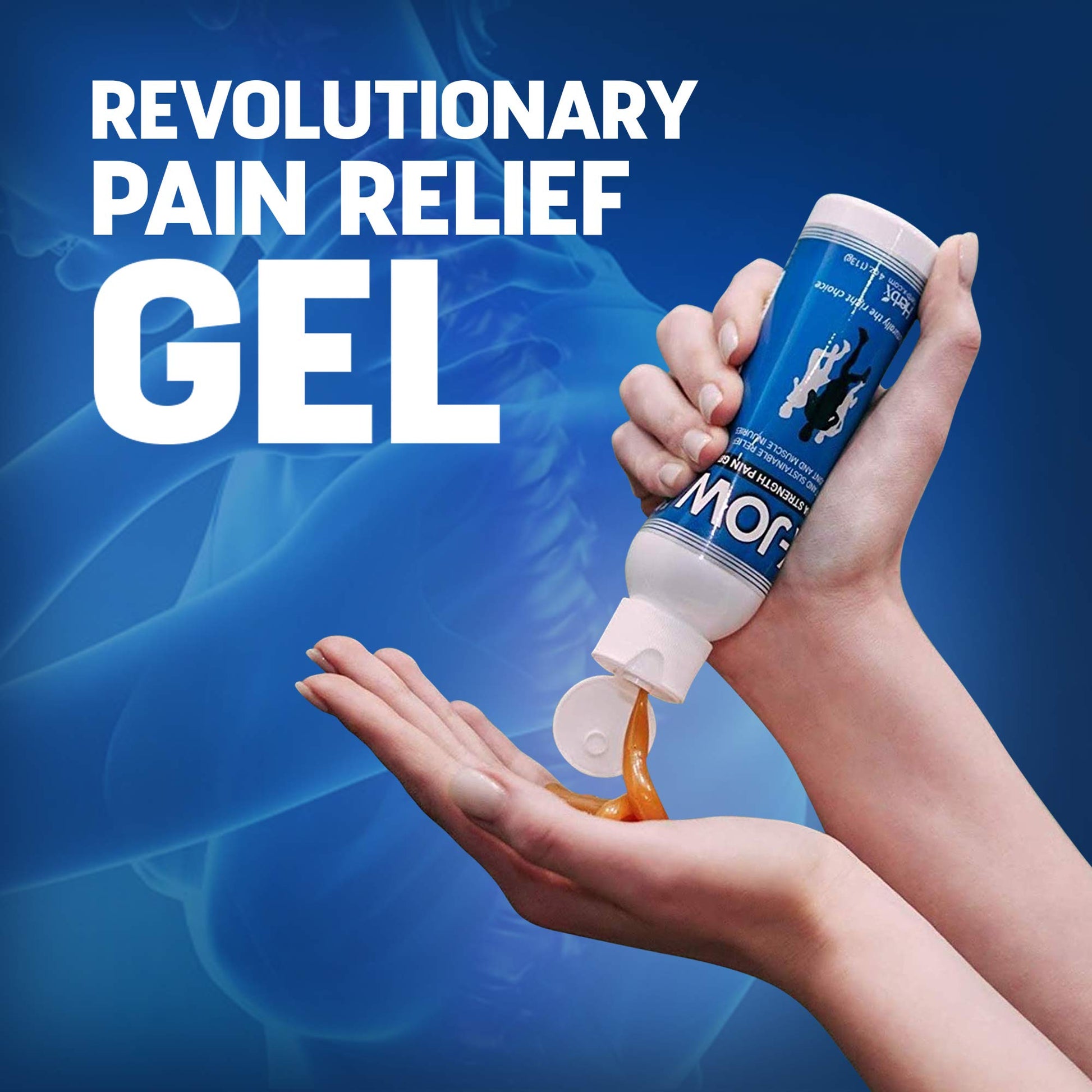 HerbX X-Jow Extra Strength Pain Relief Gel 4 oz - Herbal Massage Gel for Massage Therapy and Sports - Pain Terminator Cream for Muscles, Shoulders, and Joints Inflammation, Soreness and Discomfort x-jow uk supplements