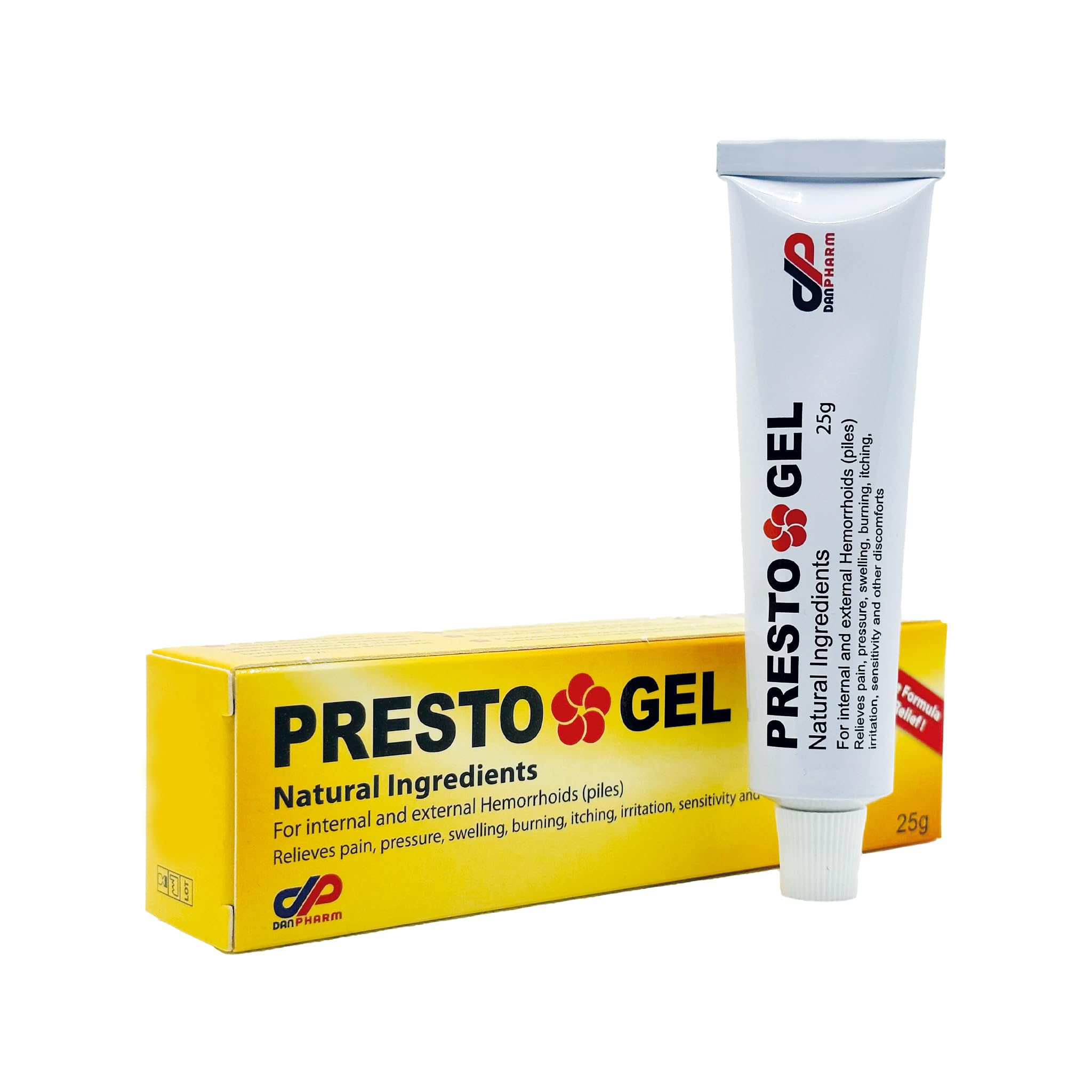 DR. SCHAVIT Presto Gel for Internal and External Hemorrhoids (Piles). A Natural Hemorrhoid Treatment Hemorrhoid Cream. Immediate Relief 25gr DR. SCHAVIT uk supplements