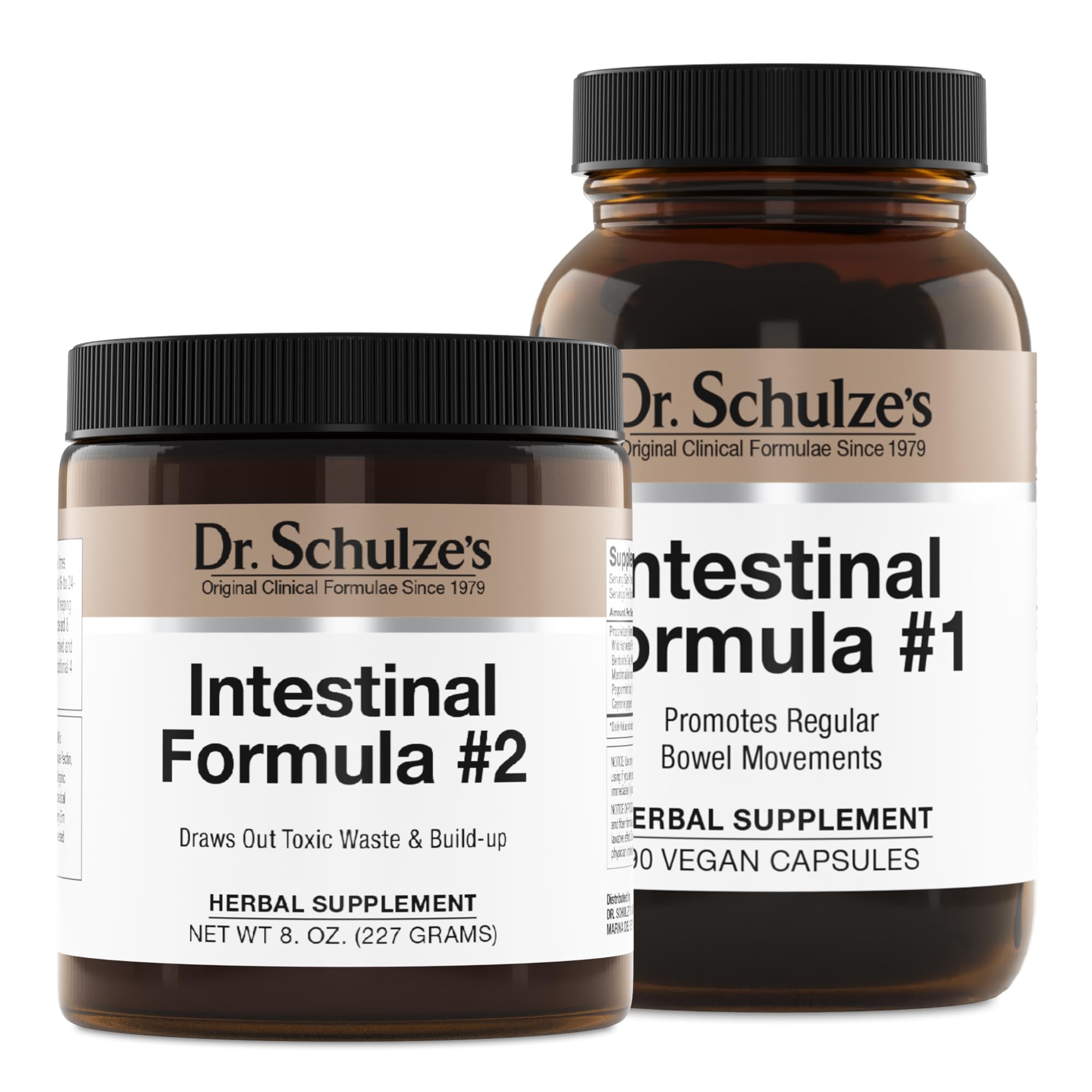Dr. Schulze's Intestinal Formula #2 (8 Ounces) and Intestinal Formula #1 Capsules Dr. Schulze's uk supplements
