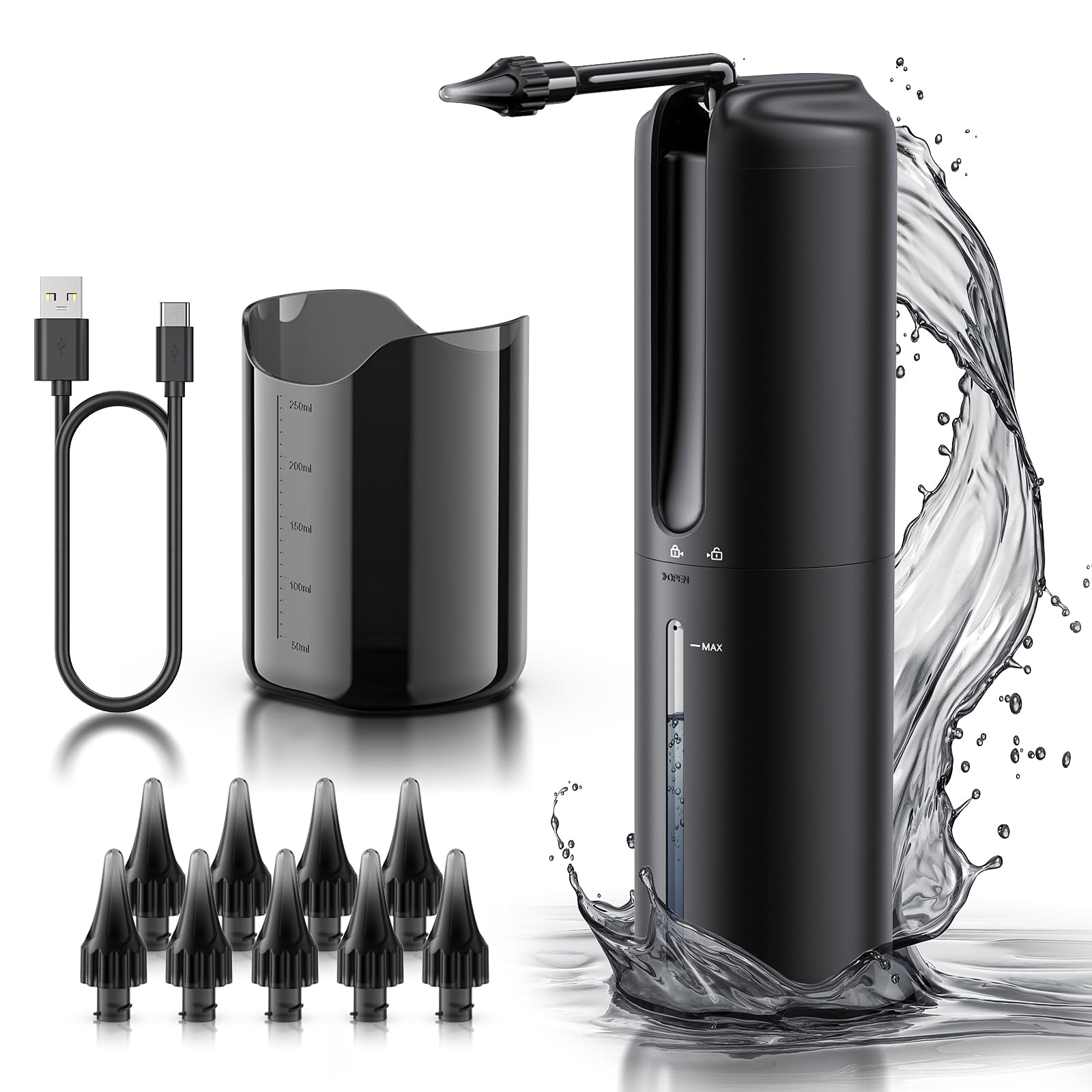 Ear Wax Removal - Electric Ear Irrigation Flushing System - Water Powered Ear Lebbtl uk supplements