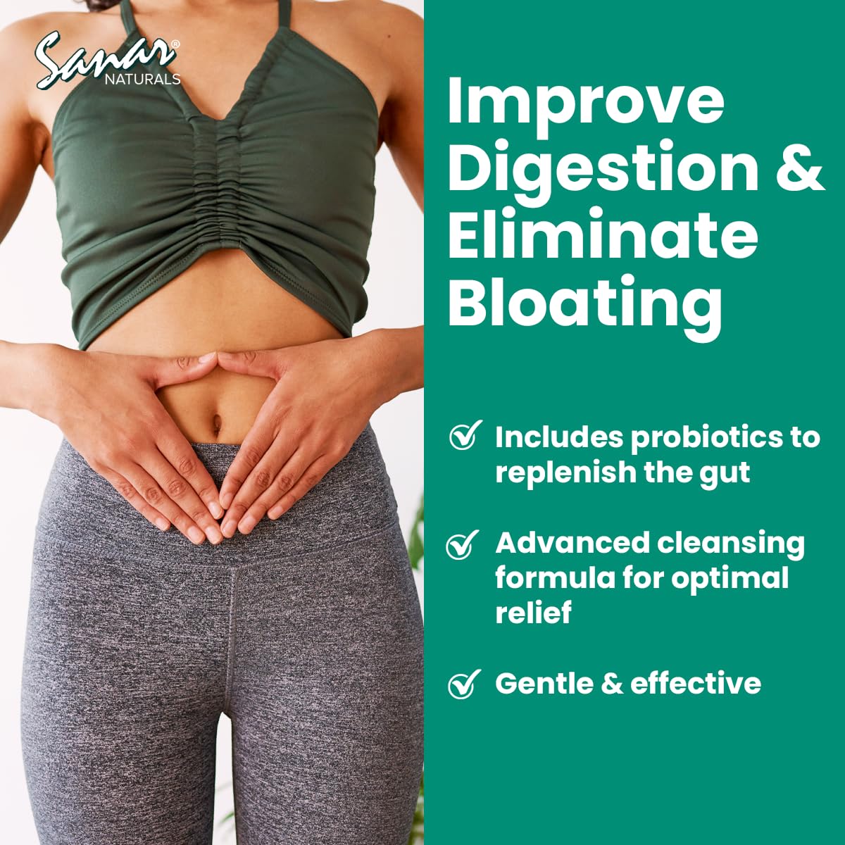 Sanar Naturals Colon Cleanser - Herbal Blend with Probiotics and Fibers - Digestive Health Sanar Naturals uk supplements