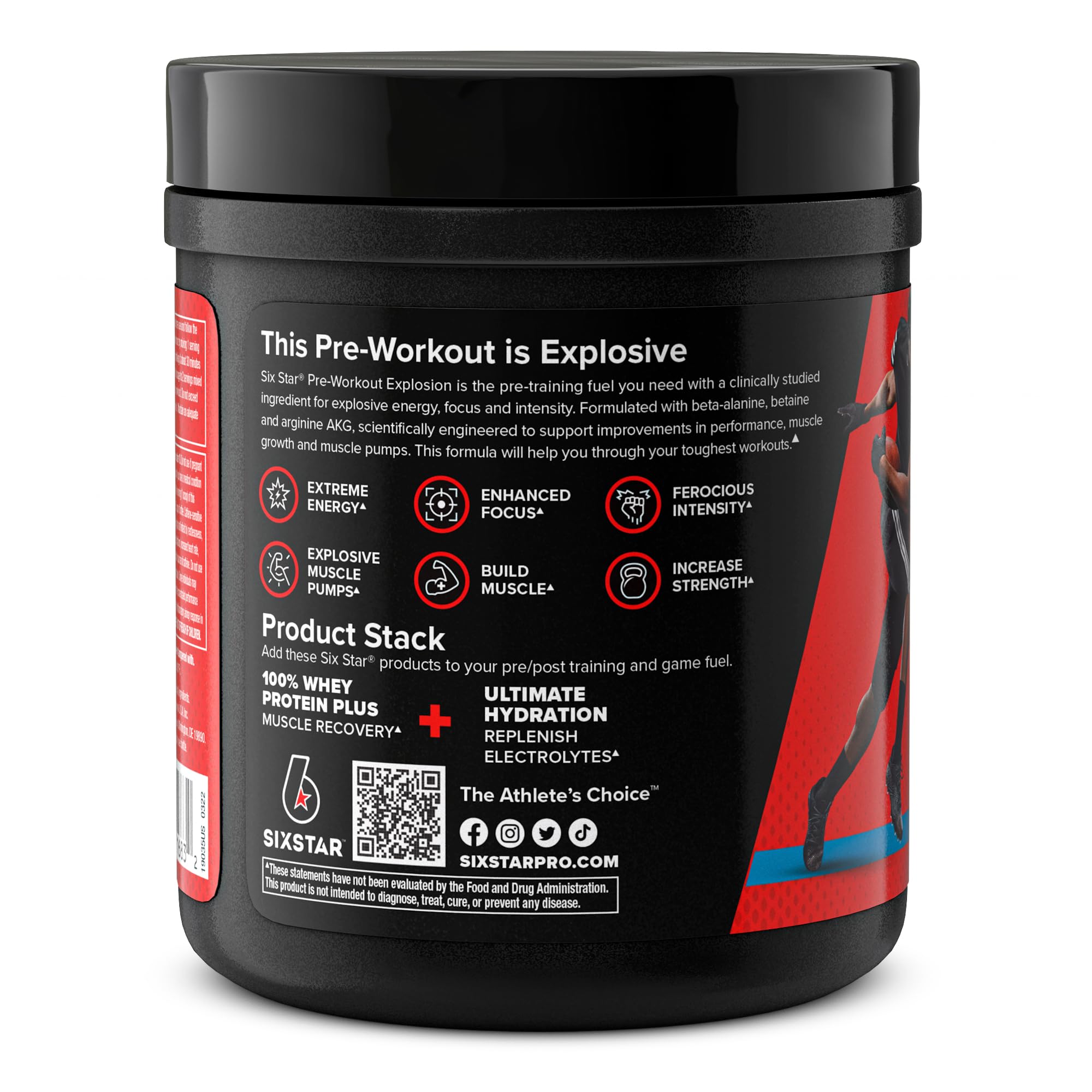 Six Star Pre Workout PreWorkout Explosion | Pre Workout Powder for Men & Women Six Star uk supplements