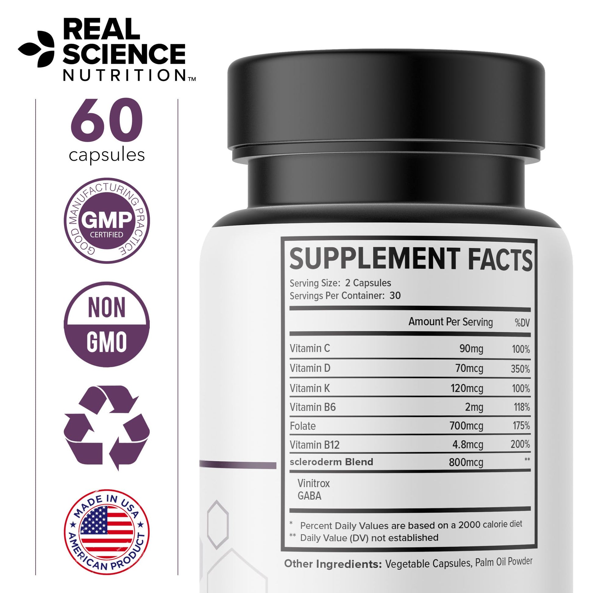 Real Science Nutrition ScleroEase Miracle Offers Relief to sufferers of Scleroderma, Supporting Flexible & Supple Skin, Comfortable Joint Movement, Comfortable Digestion, and Healthy Skin Real Science Nutrition uk supplements