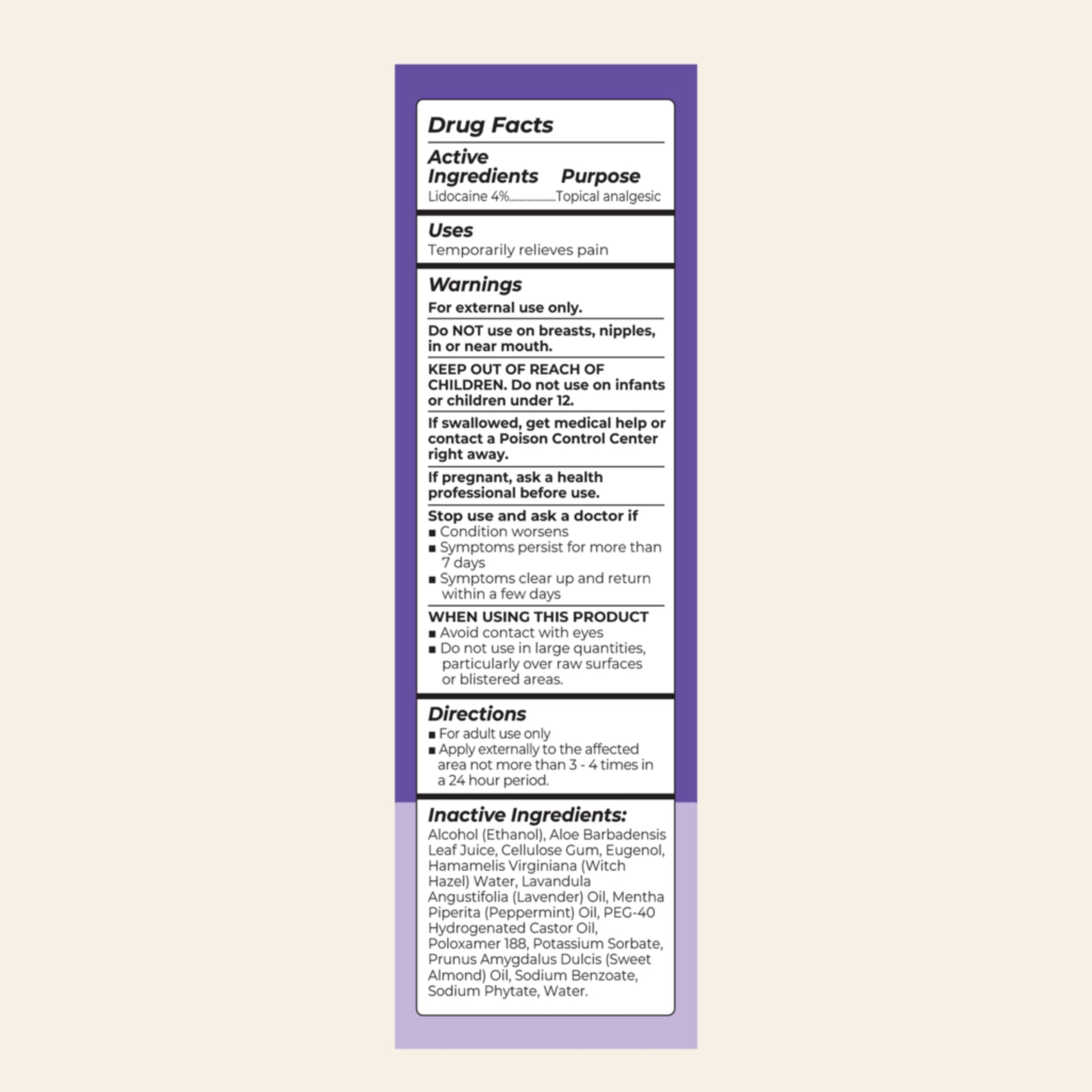Lansinoh 4% Lidocaine Perineal Spray, Pain Relief for Postpartum Care, 3.5 Ounces Lansinoh uk supplements