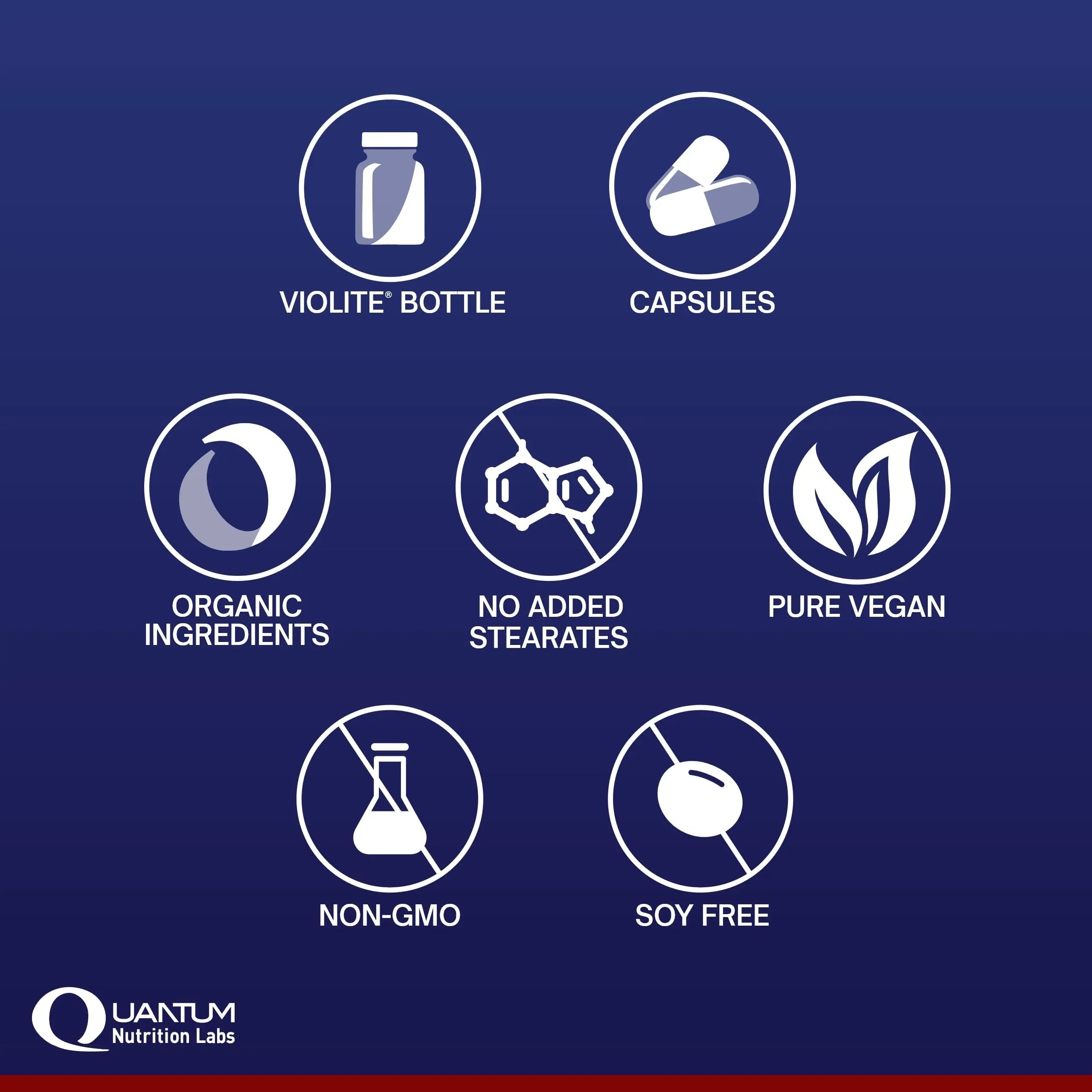 QNL Quantum Plant Multi-Vitamin - Complete Multivitamin - Immune Support for Adults - Natural Multivitamin for Men & Women Quantum Nutrition uk supplements
