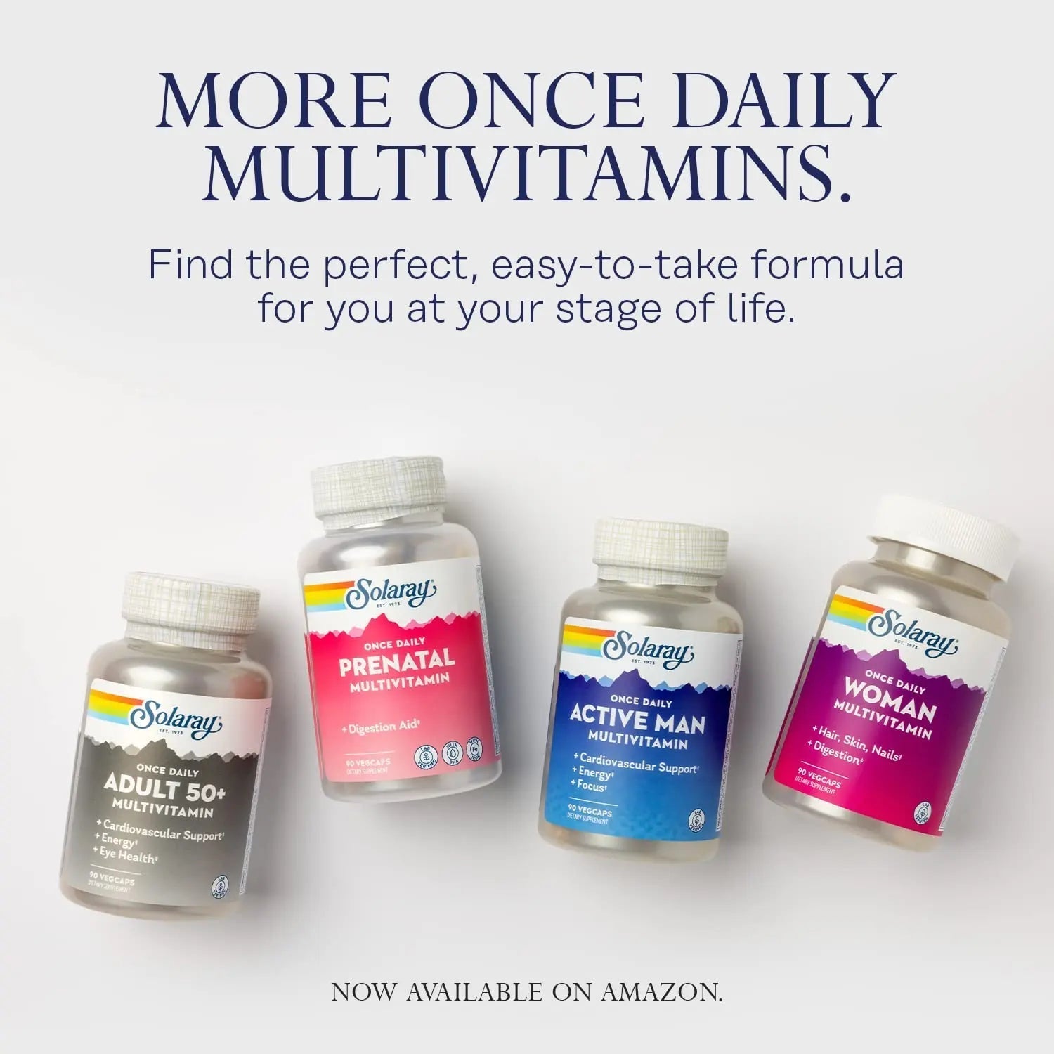 SOLARAY Once Daily Active Man Multivitamin - Cellular Energy and Immune Support Supplement w/Vitamin D, Vitamin C, B12, B6, Zinc, Lutein SOLARAY uk supplements