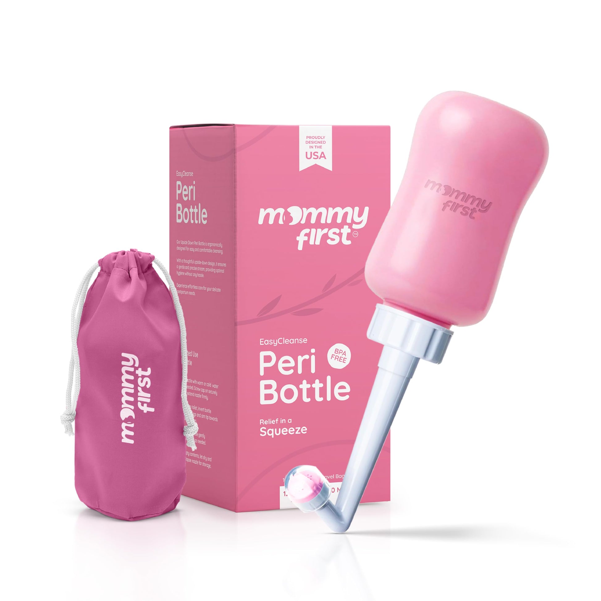 Peri Bottle for Postpartum Care from Mommy First™ | Upside Down Bottle for Perineal Cleansing and Recovery Mommy First uk supplements