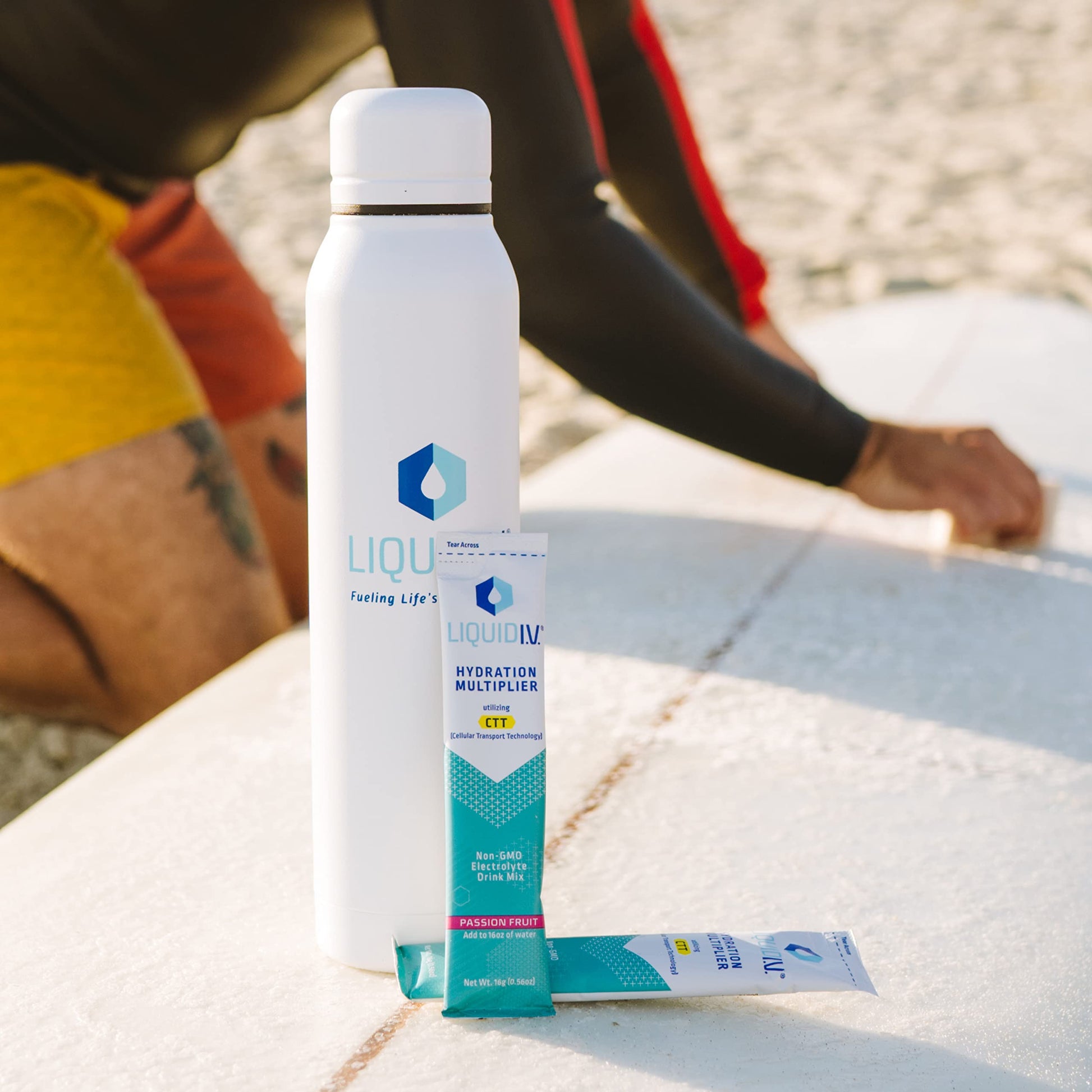 Liquid I.V. Hydration Multiplier - Passion Fruit - Hydration Powder Packets | Electrolyte Liquid I.V. uk supplements