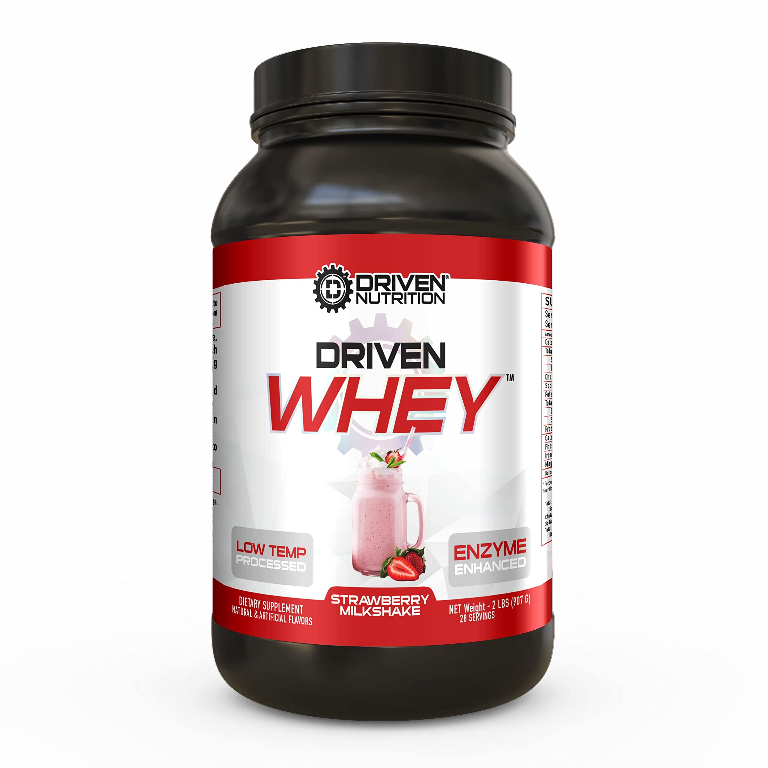 Driven WHEY- Grass Fed Whey Protein Powder: Delicious, Clean Protein Shake- Improve Driven Nutrition uk supplements