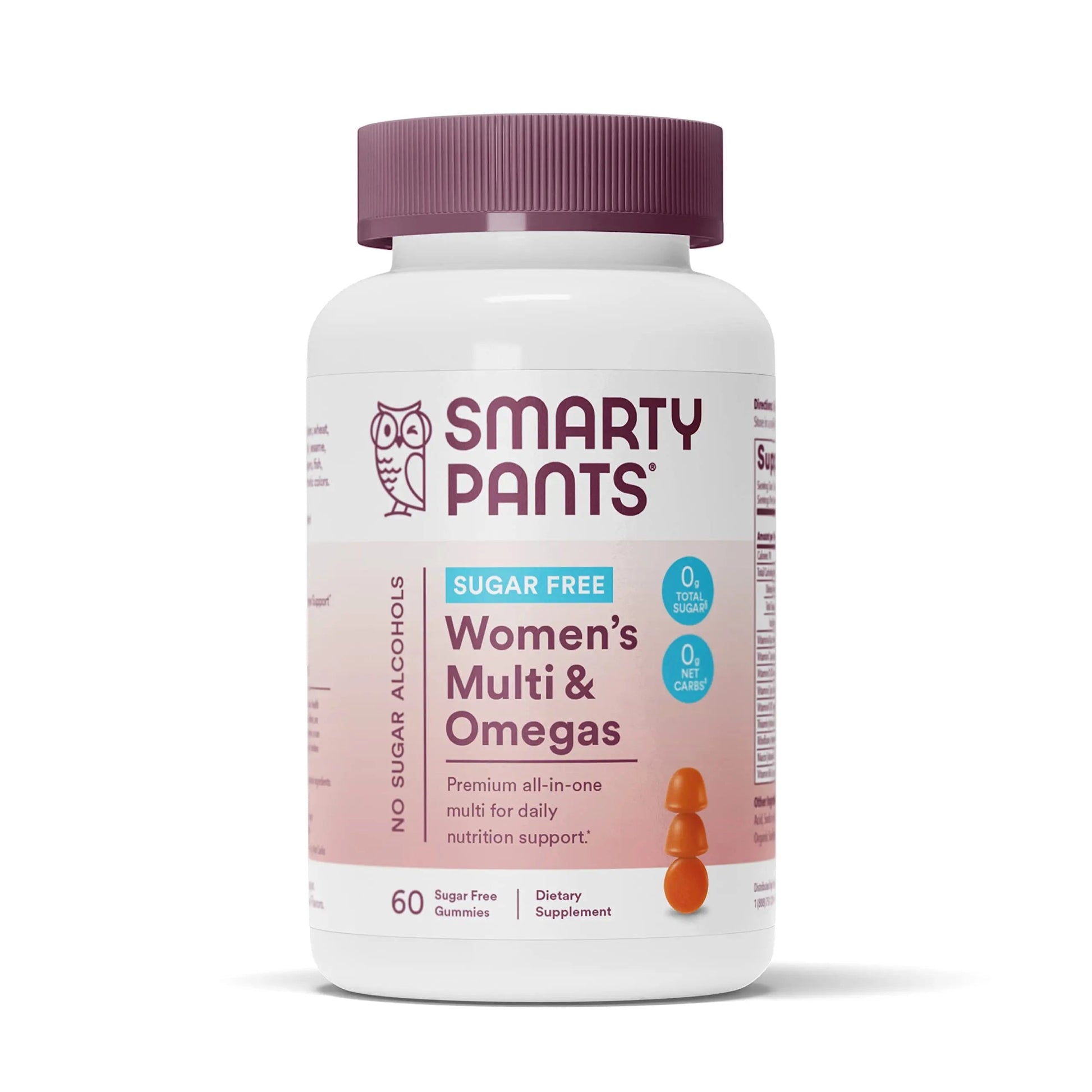 SmartyPants Women's Multivitamin Gummies, Sugar Free: Biotin, Methylfolate, Omega 3 (ALA), Vitamin D & Teen Guy Multivitamin Gummies: Omega 3 Fish Oil (EPA/DHA), Vitamin D3, C, Vitamin B12, B6 SmartyPants uk supplements