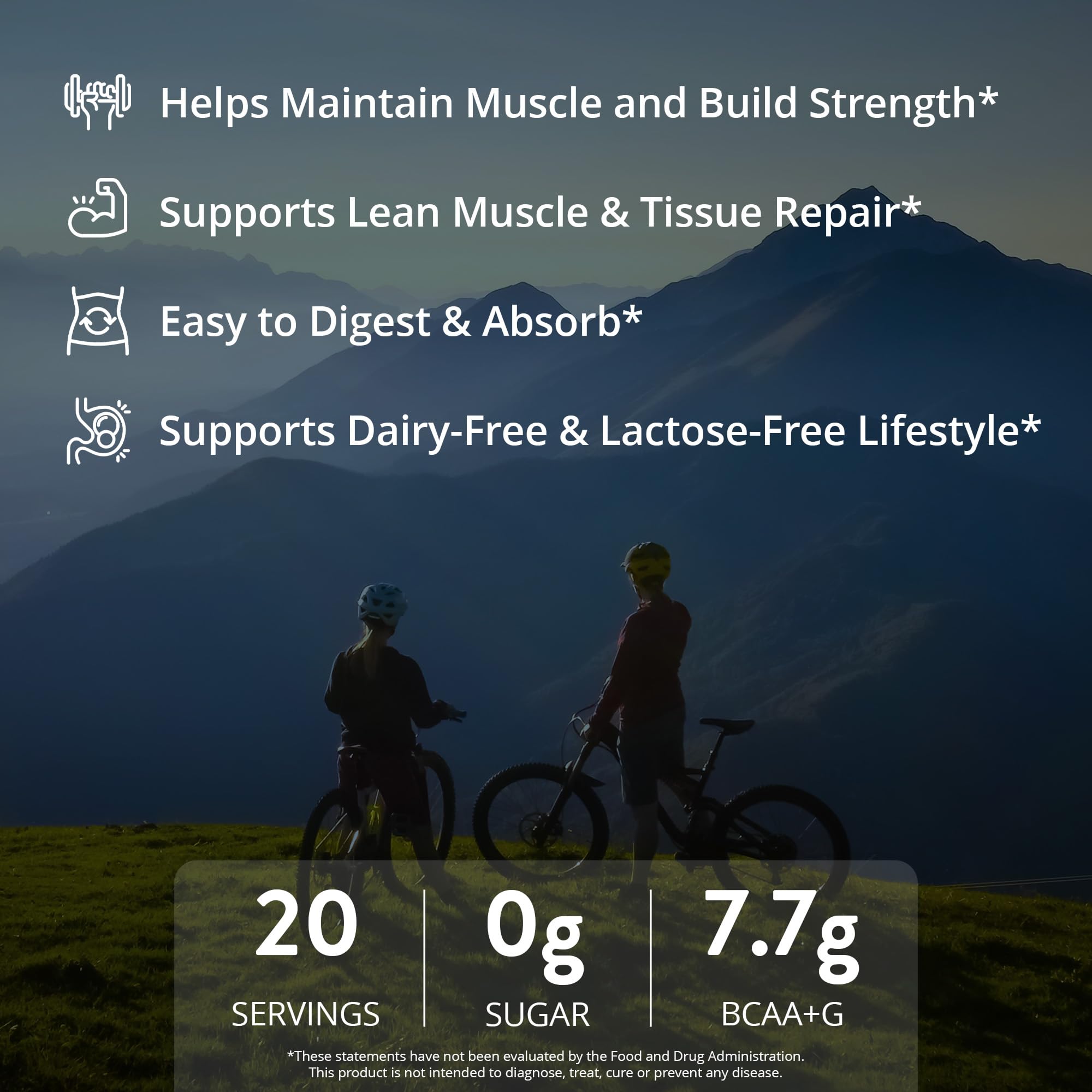 MRM Nutrition Egg White Protein - Sugar Free Vanilla Flavored Powder, 23g Fat-Free Protein with Digestive Enzymes, Free of Dairy, Gluten, and Soy, High Biological Value - 20 Servings MRM uk supplements