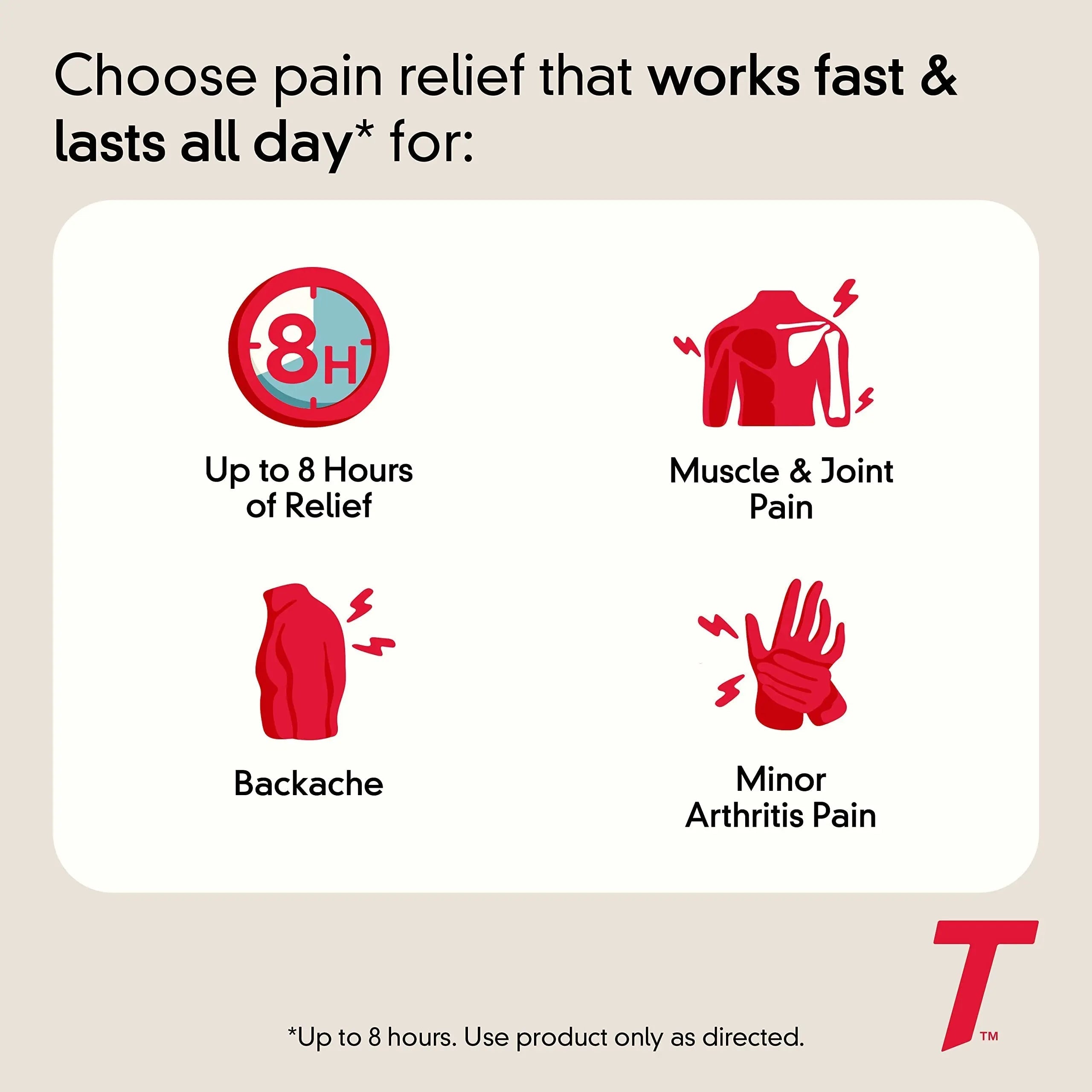 Tylenol 8 Hour Acetaminophen 650 mg Extended Release Caplets, Fast Acting Bi-Layer Design, Quick & Long Lasting Pain Relief for Muscle, Joint, Back & Arthritis Aches, Fever Reducer, 100 Count Tylenol uk supplements