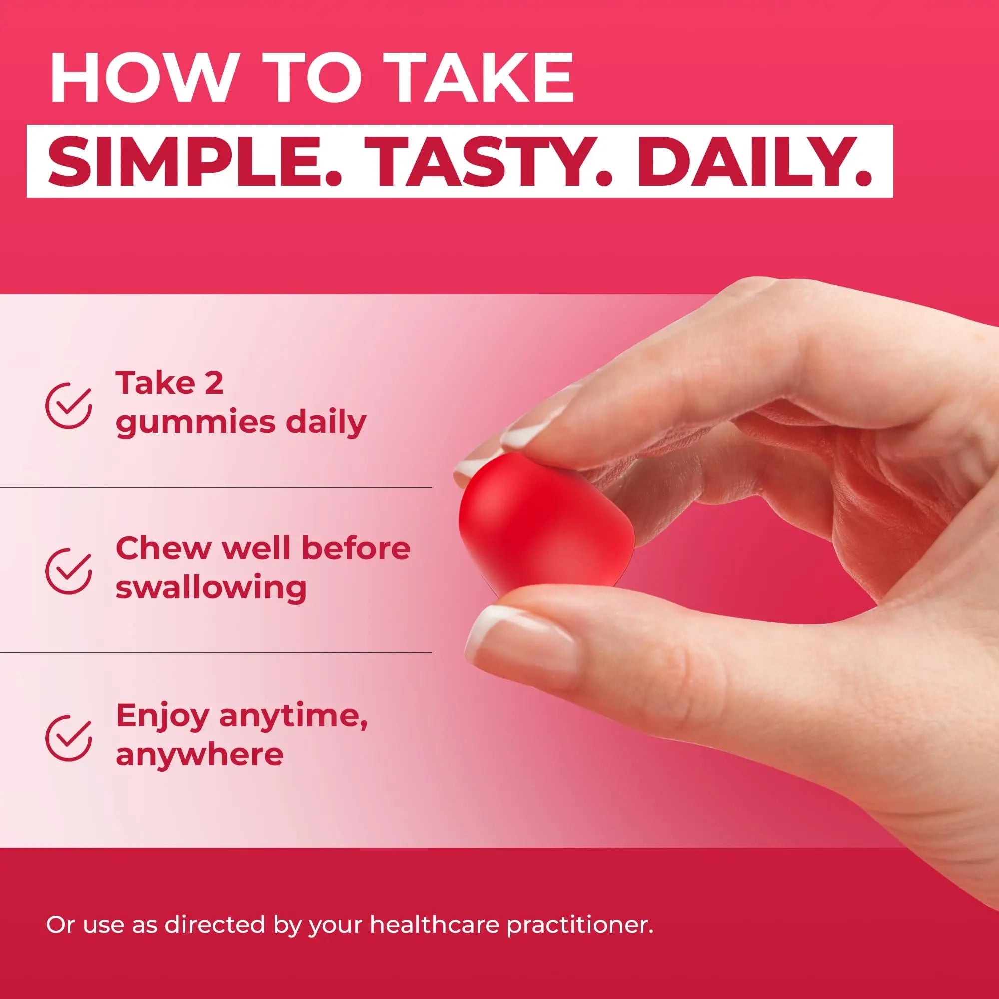 Ollyoo Multivitamin Gummies for Adults | Cherry & Strawberry Flavor | Great Source of Vitamin A & Essential Nutrients | Ollyoo uk supplements