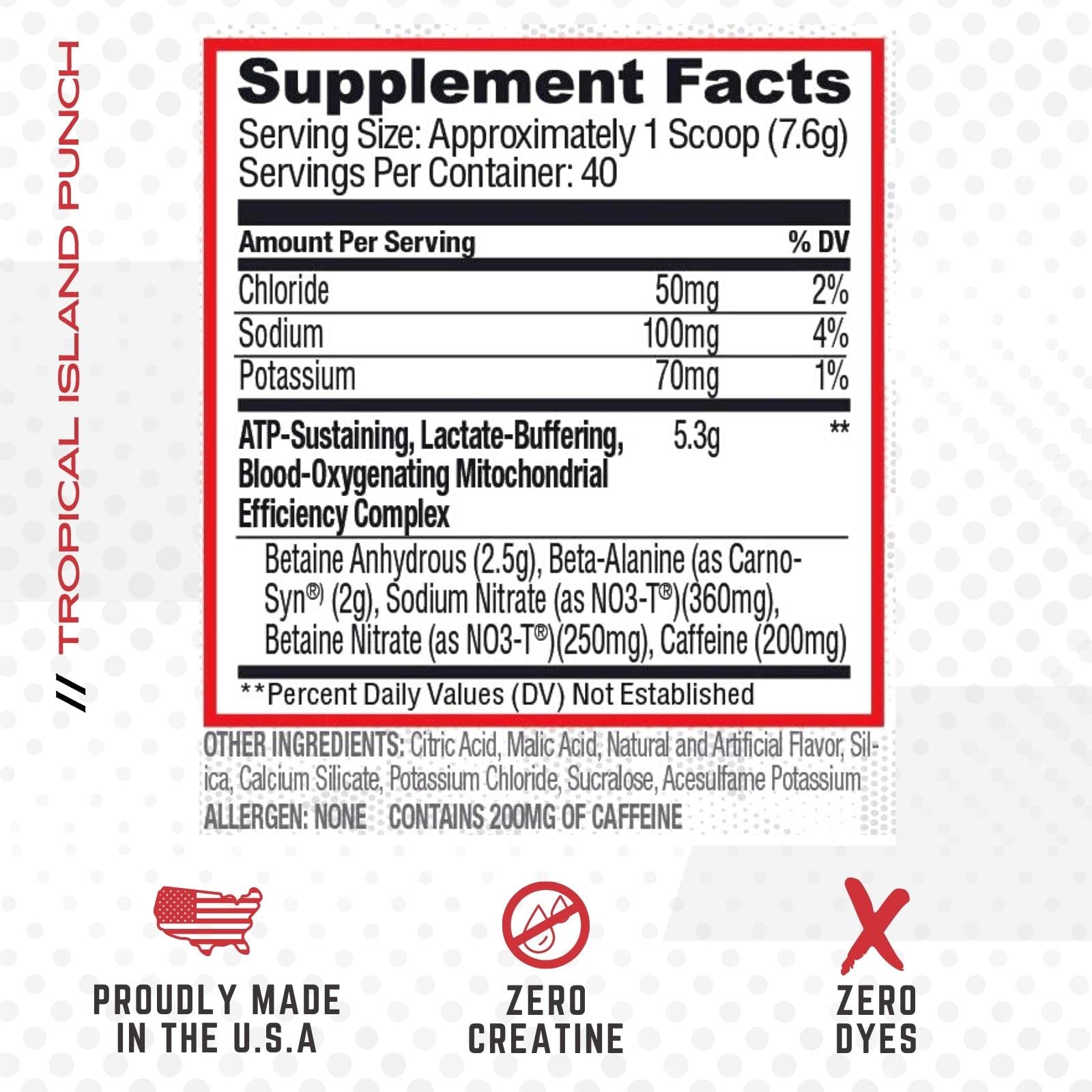 Purus Labs CONDENSE PreWorkout Powder, 40 Servings (Tropical Island Punch) Purus Labs uk supplements