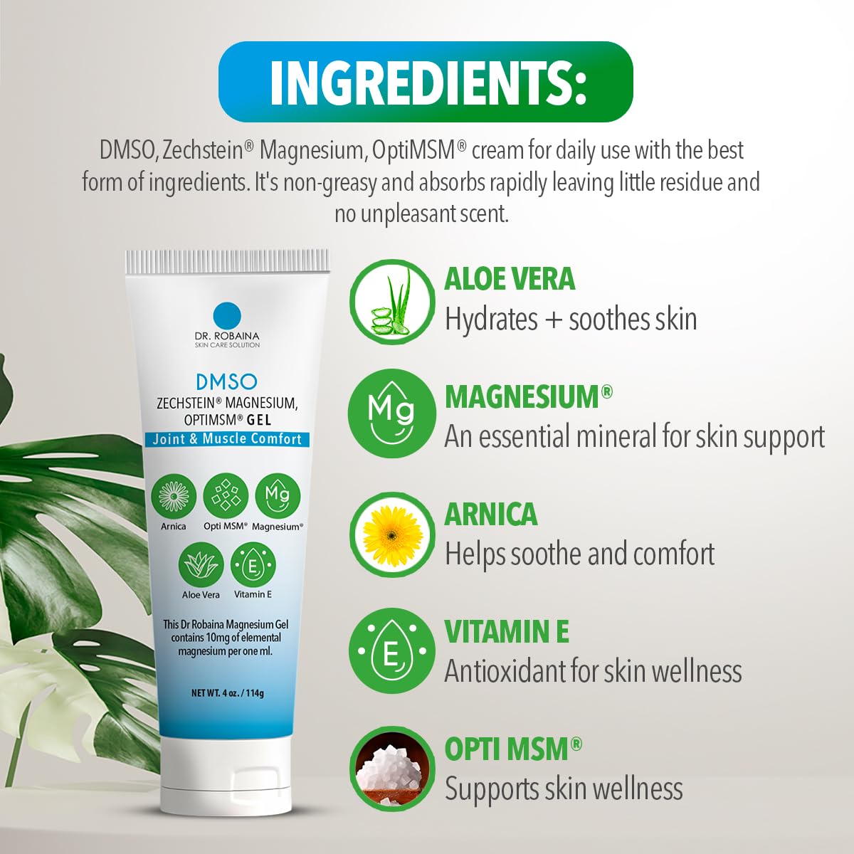Arnica & DMSO Gel Recovery Bundle – 99.9% Pure Pharmaceutical Grade DMSO & Arnica Roll-On | Lavender Cream & Fast-Absorbing Gel | Hydrating & Non-Greasy | Made in USA Dr. Robaina uk supplements