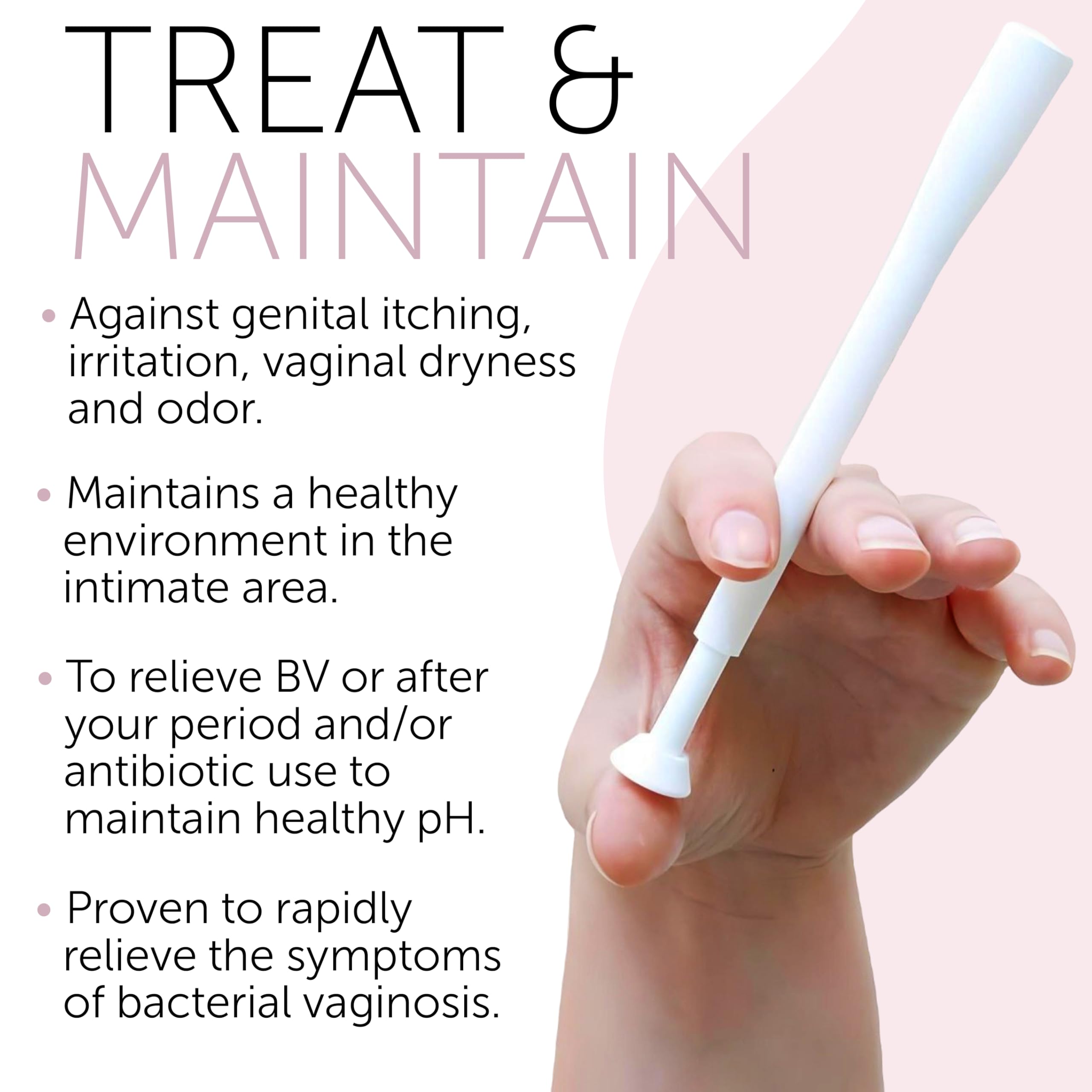 Bacterial Vaginosis Treatment | BV Treatment For Women | Boric Acid Suppositories For Women | Natural Homeopathic for Odor, Itching, Discharge, BV, and Vaginal Microbiota Imbalance | 12 Suppositories Terramed Just Think Comfort uk supplements