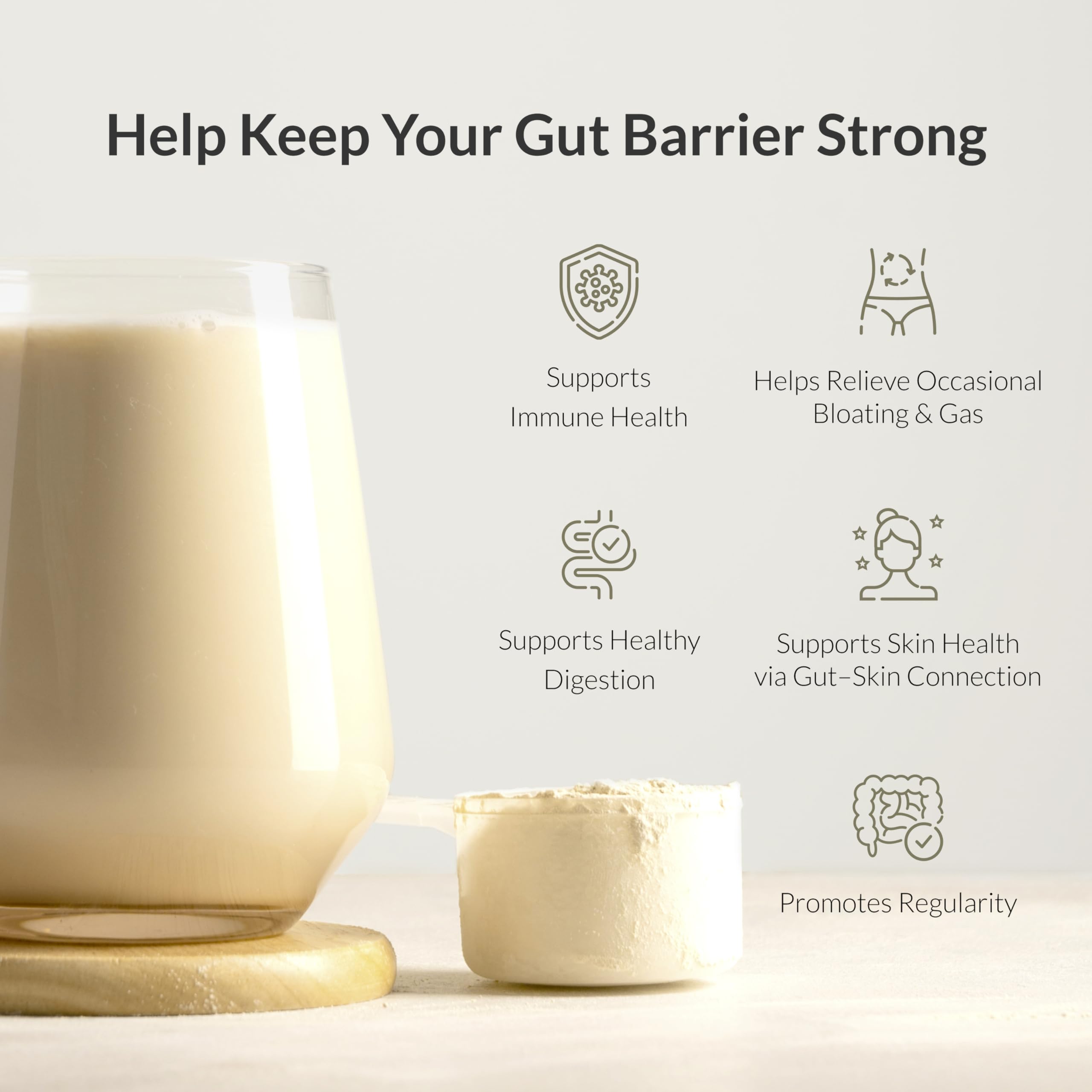 Microbiome Breakthrough™ Gut Support Powder – Vegetarian Vanilla – With Probiotics, Prebiotics, and IgY Max® – Source of L-Glutamine – Supports Digestive Comfort, Gas & Bloating Relief 30 Servings* BIOptimizers uk supplements