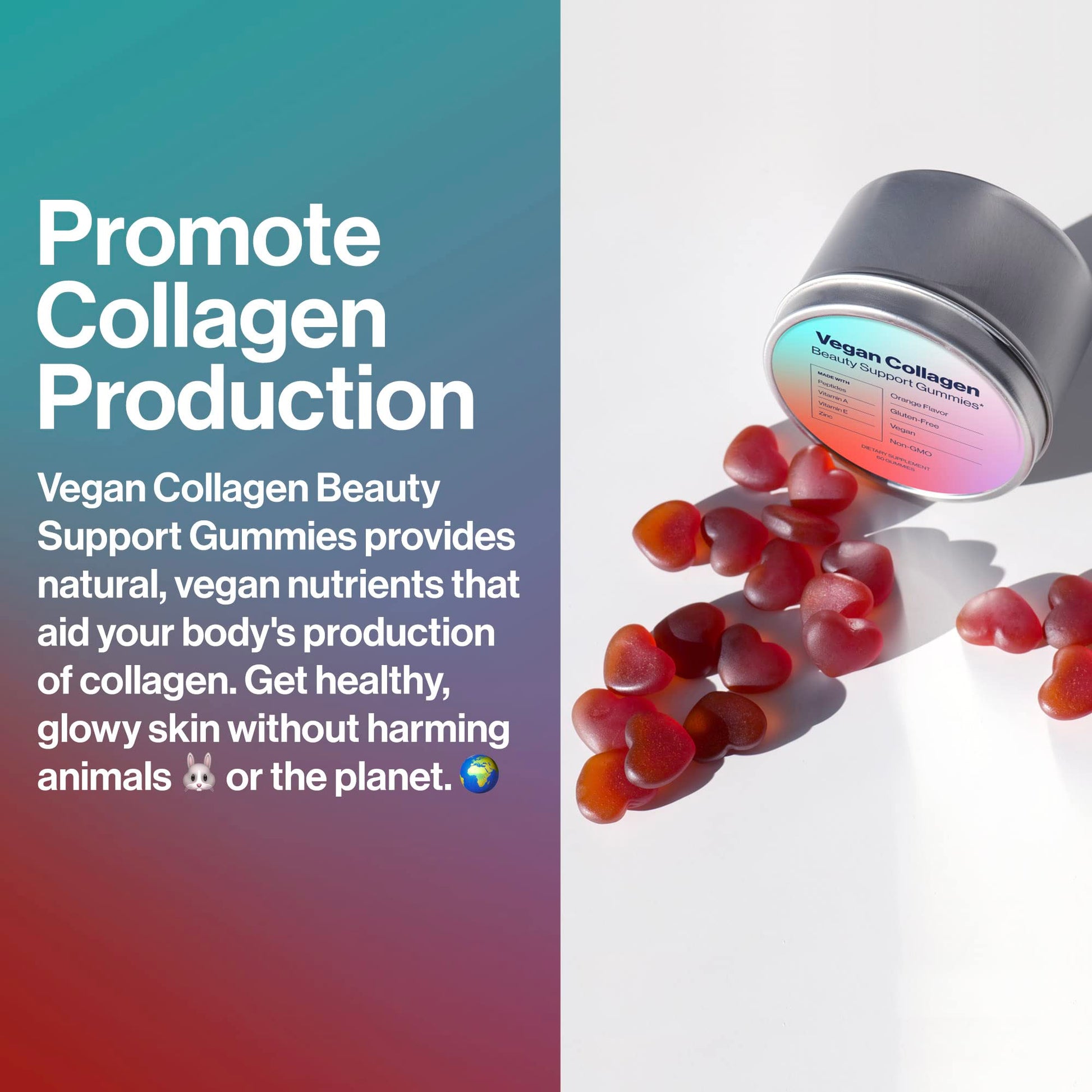 Habit + Habitat Vegan Beauty Support Gummies Collagen Booster with Biotin Habit + Habitat uk supplements
