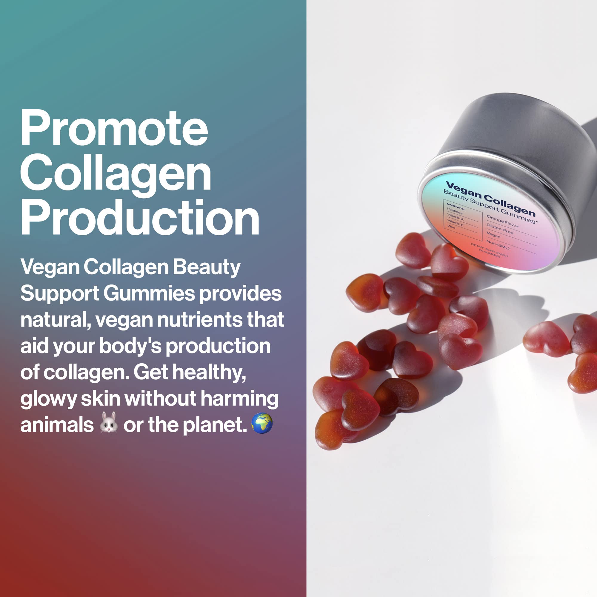 Habit + Habitat Vegan Beauty Support Gummies Collagen Booster with Biotin Habit + Habitat uk supplements