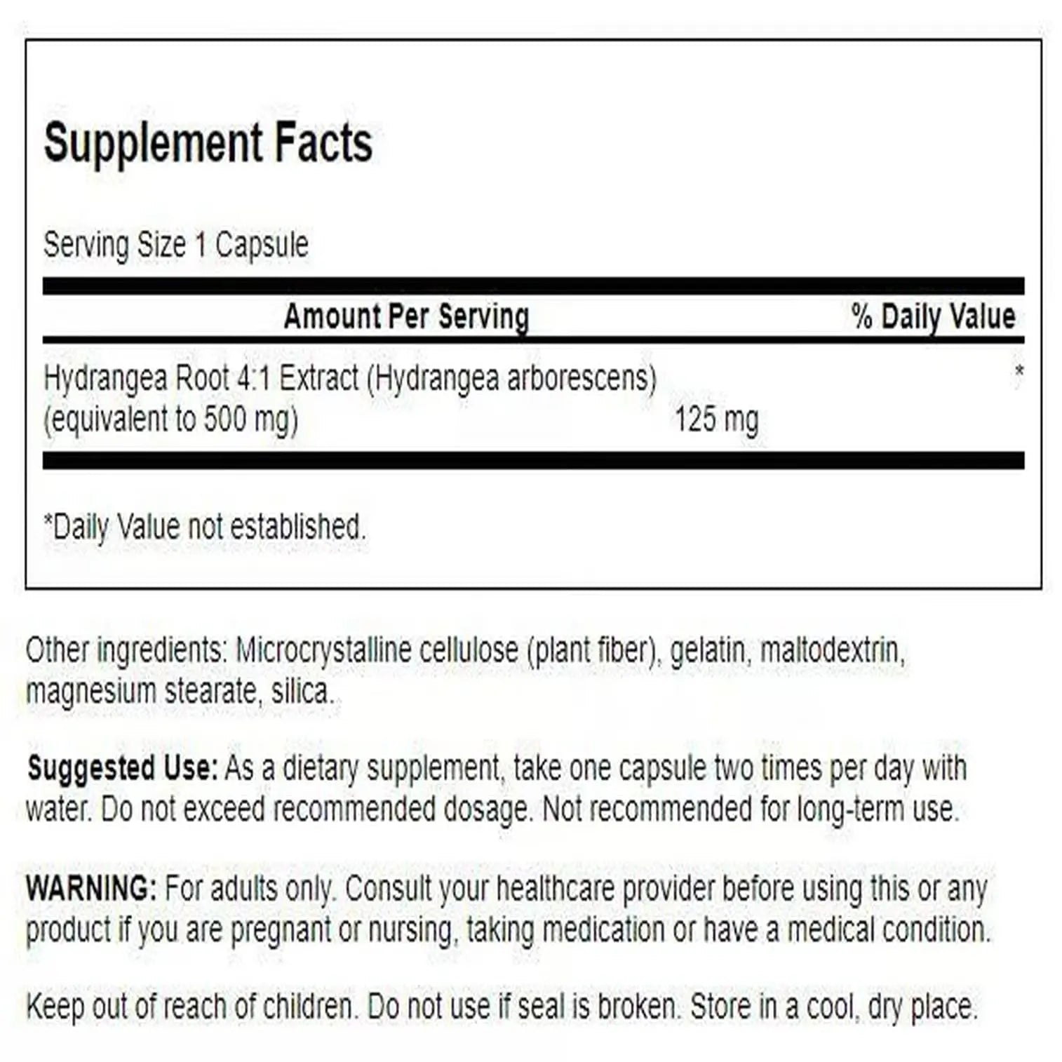 Swanson Hydrangea Root Extract - Herbal Supplement Promoting Traditional Urinary Tract Health - May Support Prostate Health for Men - (90 Capsules) Swanson uk supplements