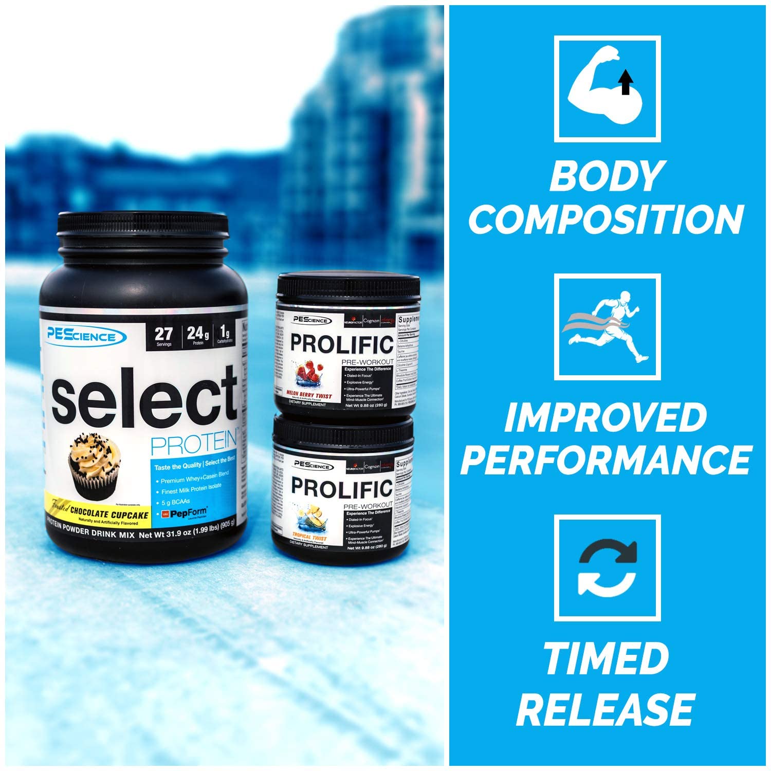 PEScience Select Low Carb Protein Powder, Chocolate Cupcake, 27 Serving, Keto PEScience uk supplements