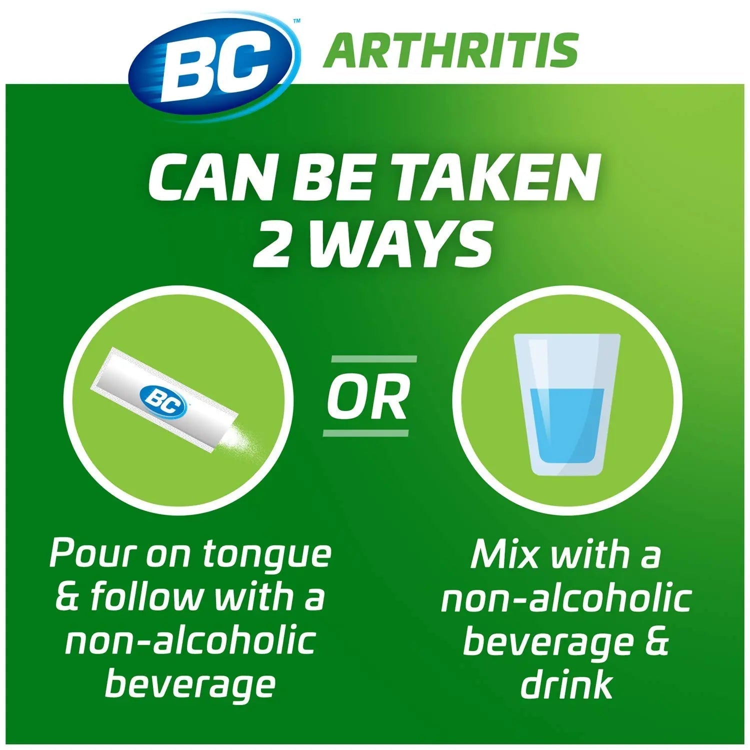 BC Powder Arthritis Pain Reliever, Aspirin Dissolve Packs, 50 Count Powder Packets BC uk supplements