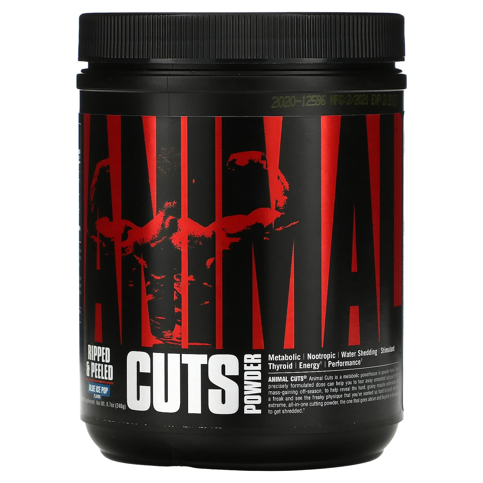 Universal Nutrition Animal Cuts Powder - Metabolic Enhancer, Nootropics, Carnitine Animal uk supplements