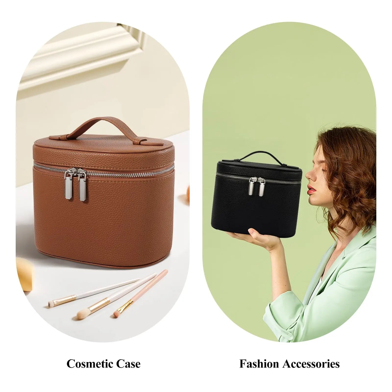honitty Makeup Bag, Travel Make up Case with Compartments and Handle, Portable Cosmetic Organizer Bags,Toiletry Bag for Women honitty uk supplements